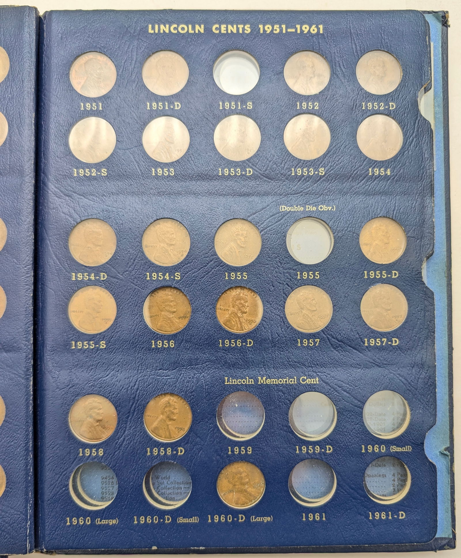 Lincoln Cents Book 1941-1970 - Partially Filled - 3