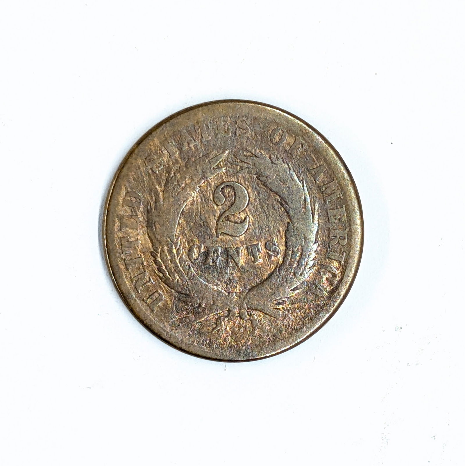 1864 Two Cent Piece - Large Motto - 2