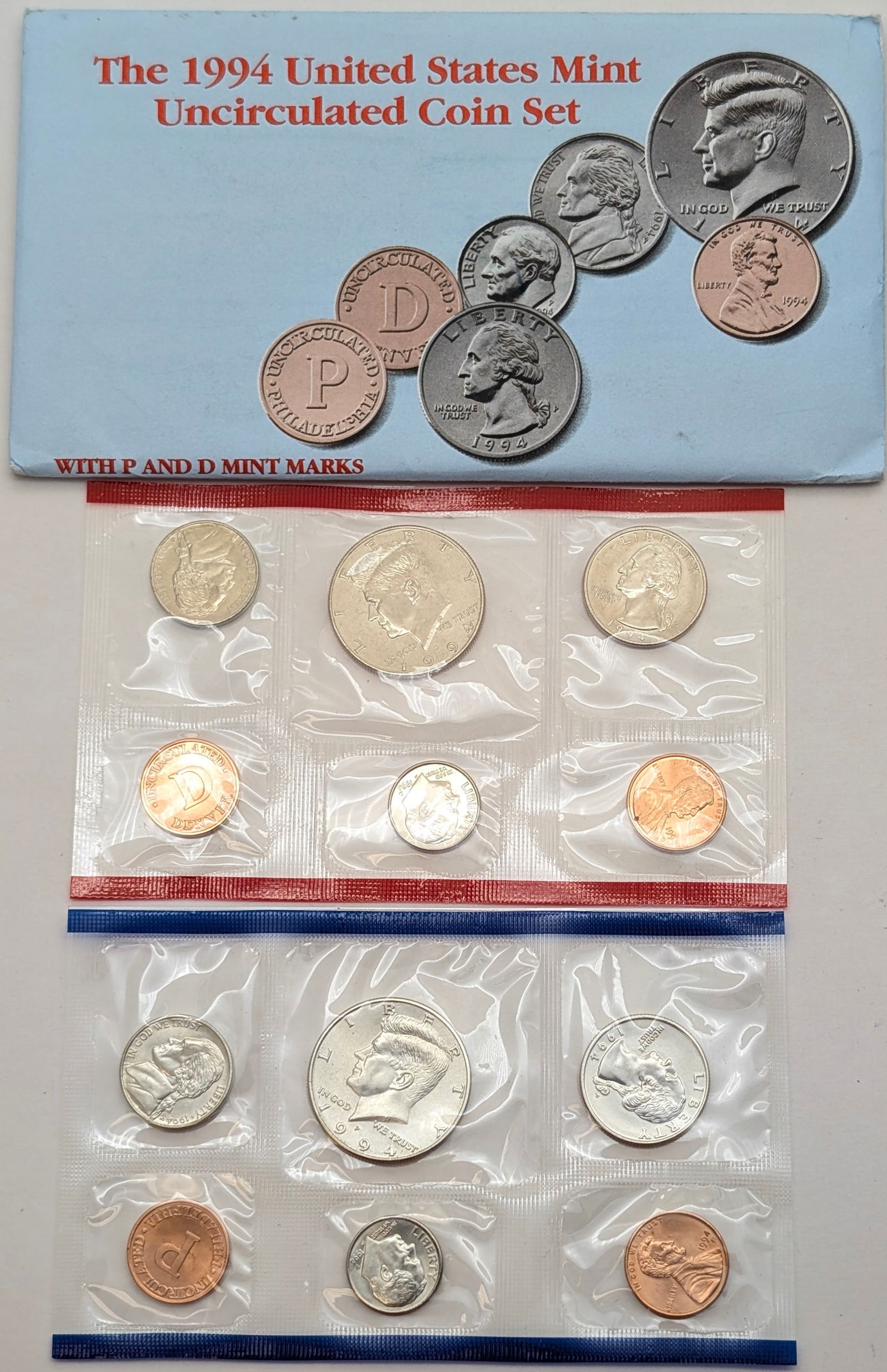 1994 US Mint Uncirculated Coin Set (1 of 2)