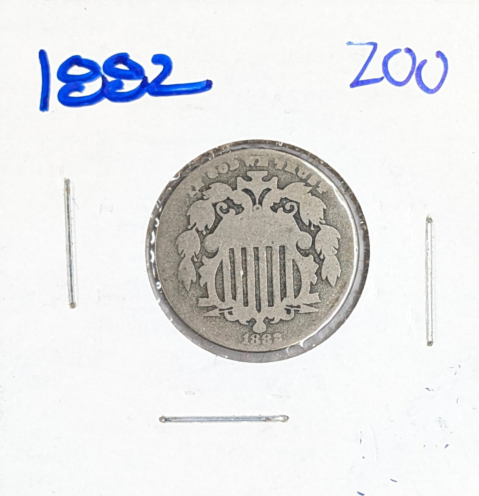 1882 Shield Nickel: Coin 