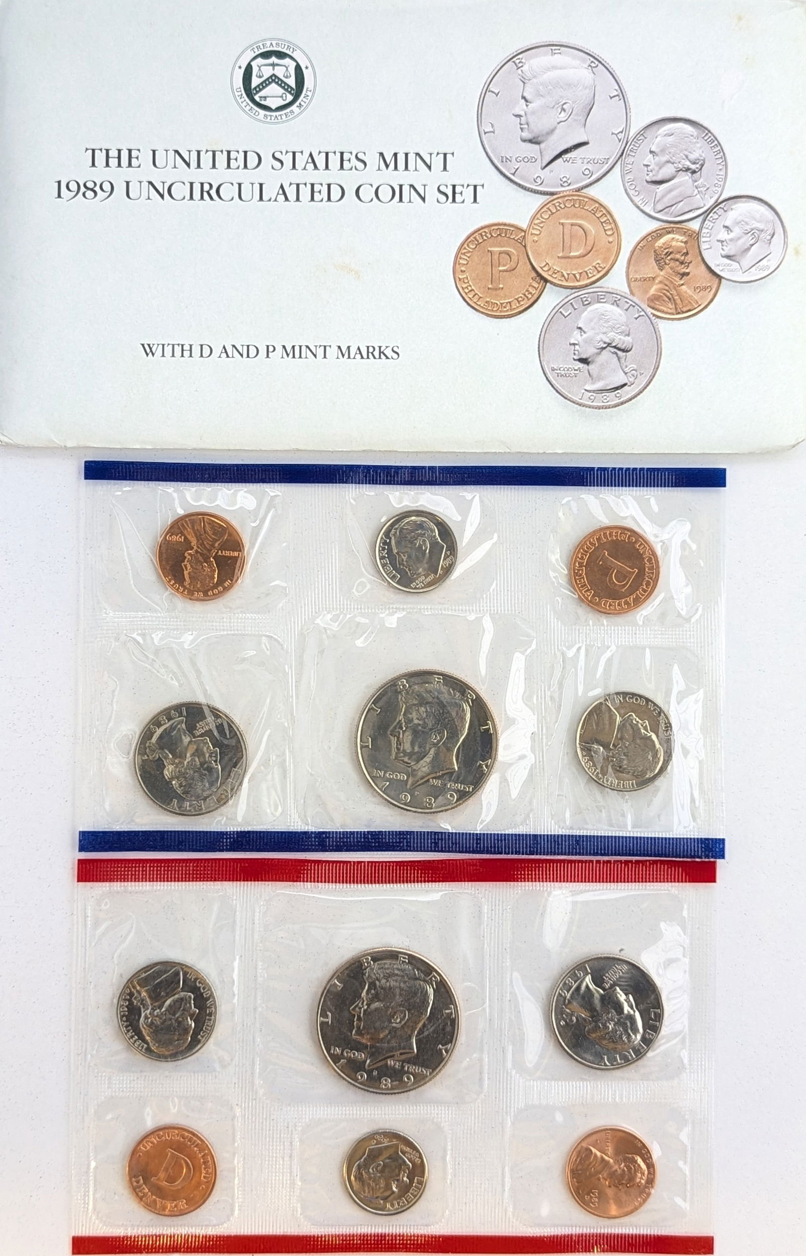 1989 US Mint Uncirculated Coin Set (1 of 2)