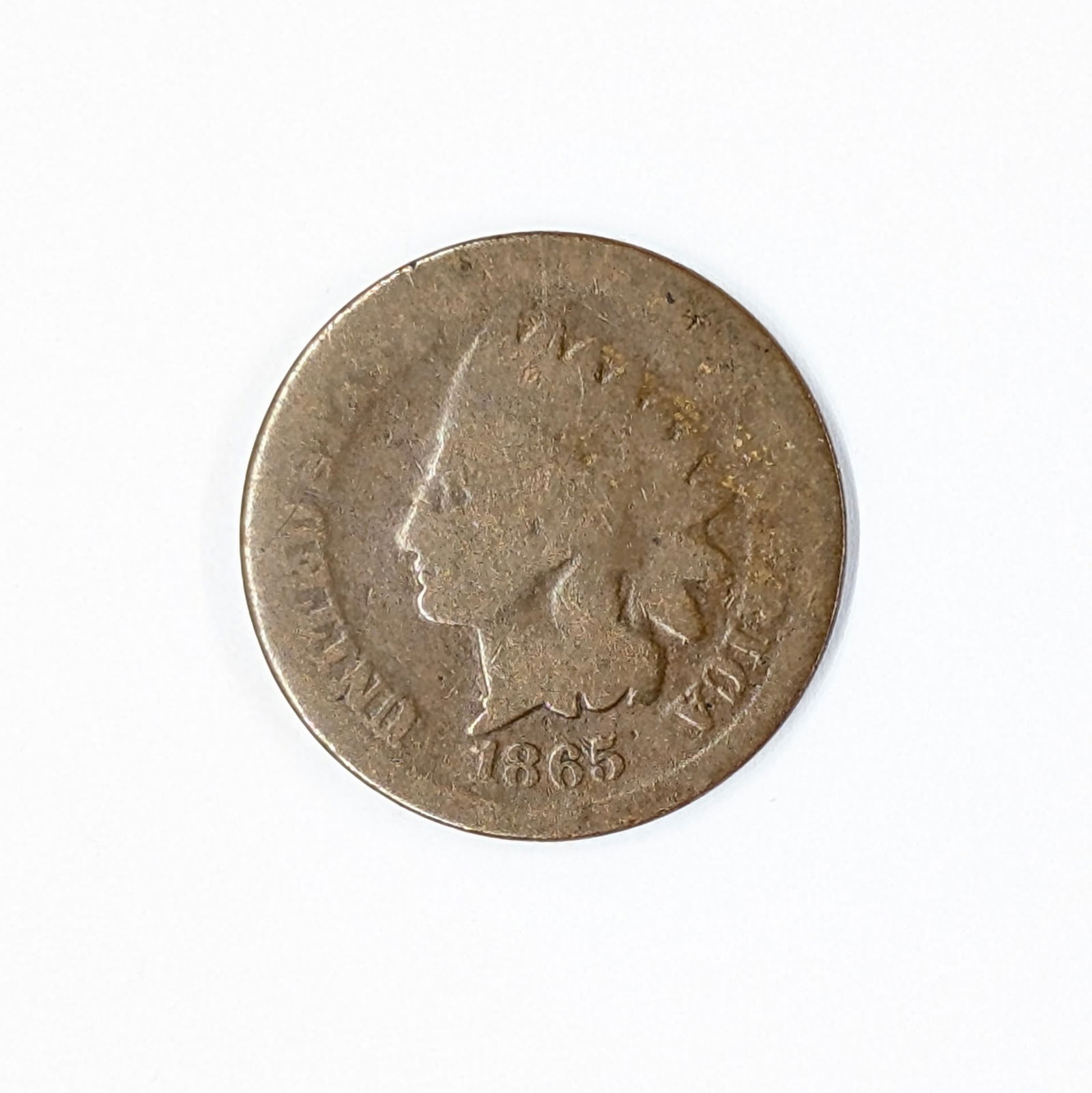 1865 Indian Head Cent (1 of 2)