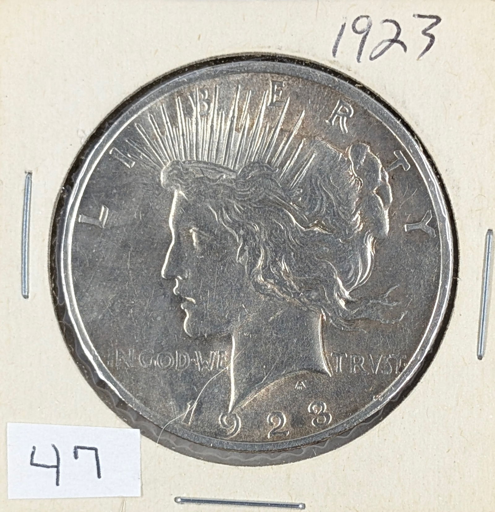 1923 Silver Peace Dollar (1 of 2)