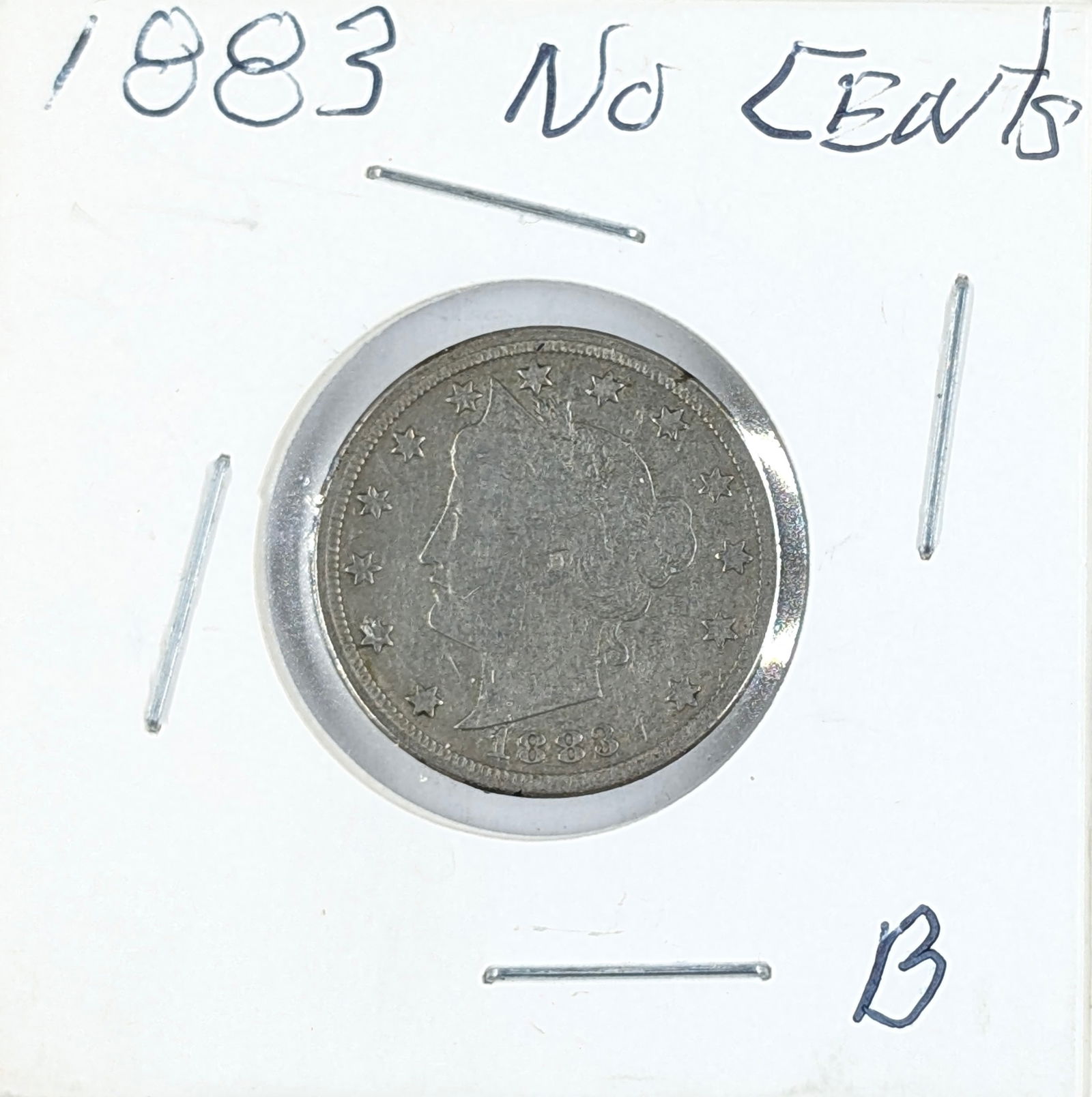 FEATURE 1883 Liberty V Nickel - No 'Cents' (1 of 2)