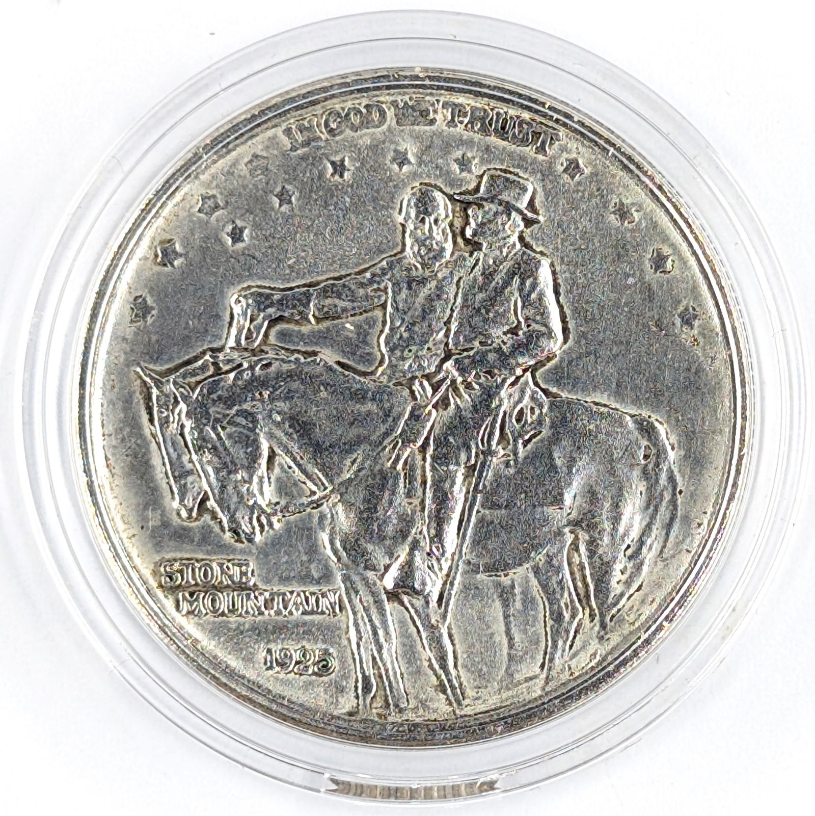 1925 Silver Stone Mountain Half Dollar (1 of 2)
