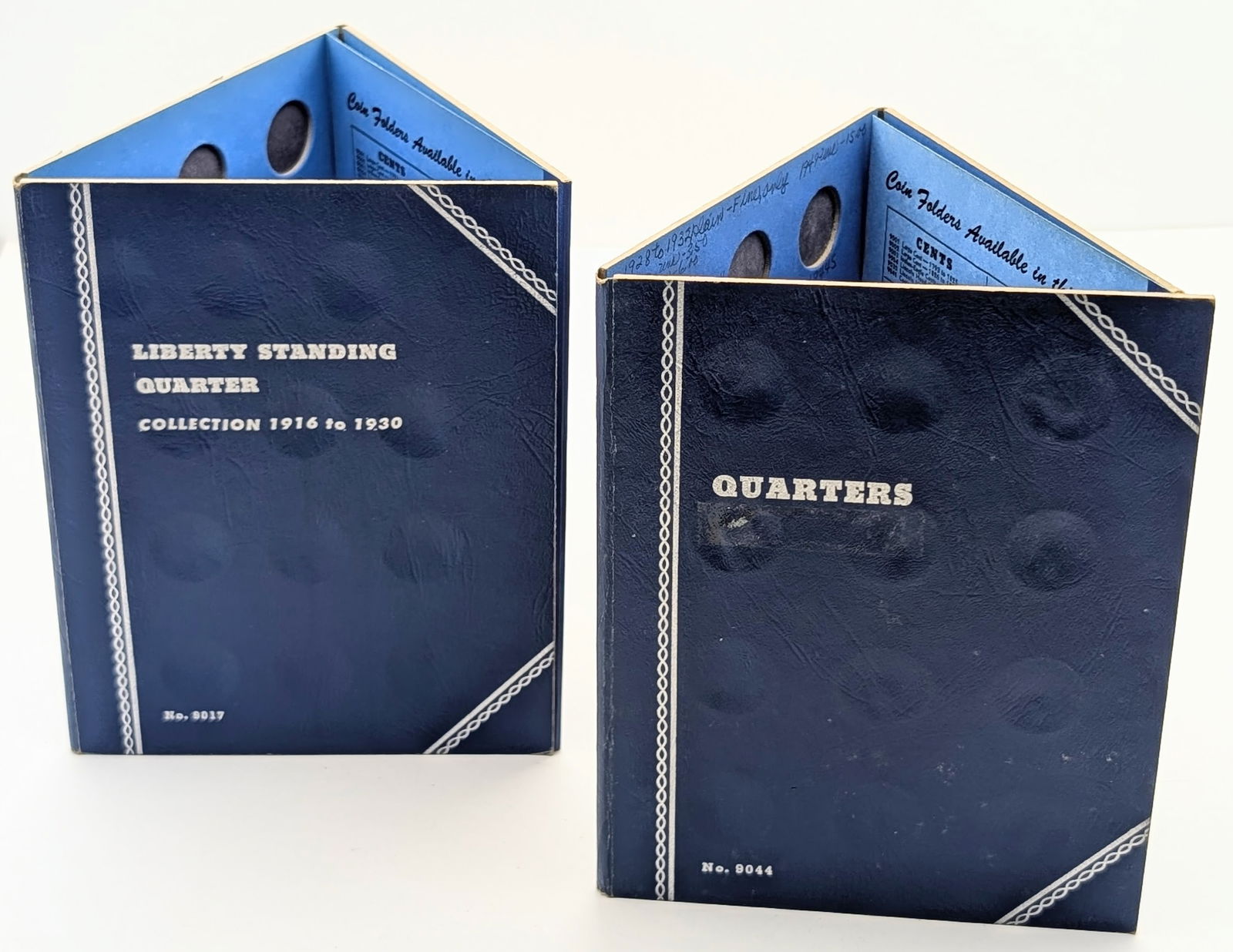 Lot of 2 Empty Quarter Books - Liberty Standing & Washington: Book 