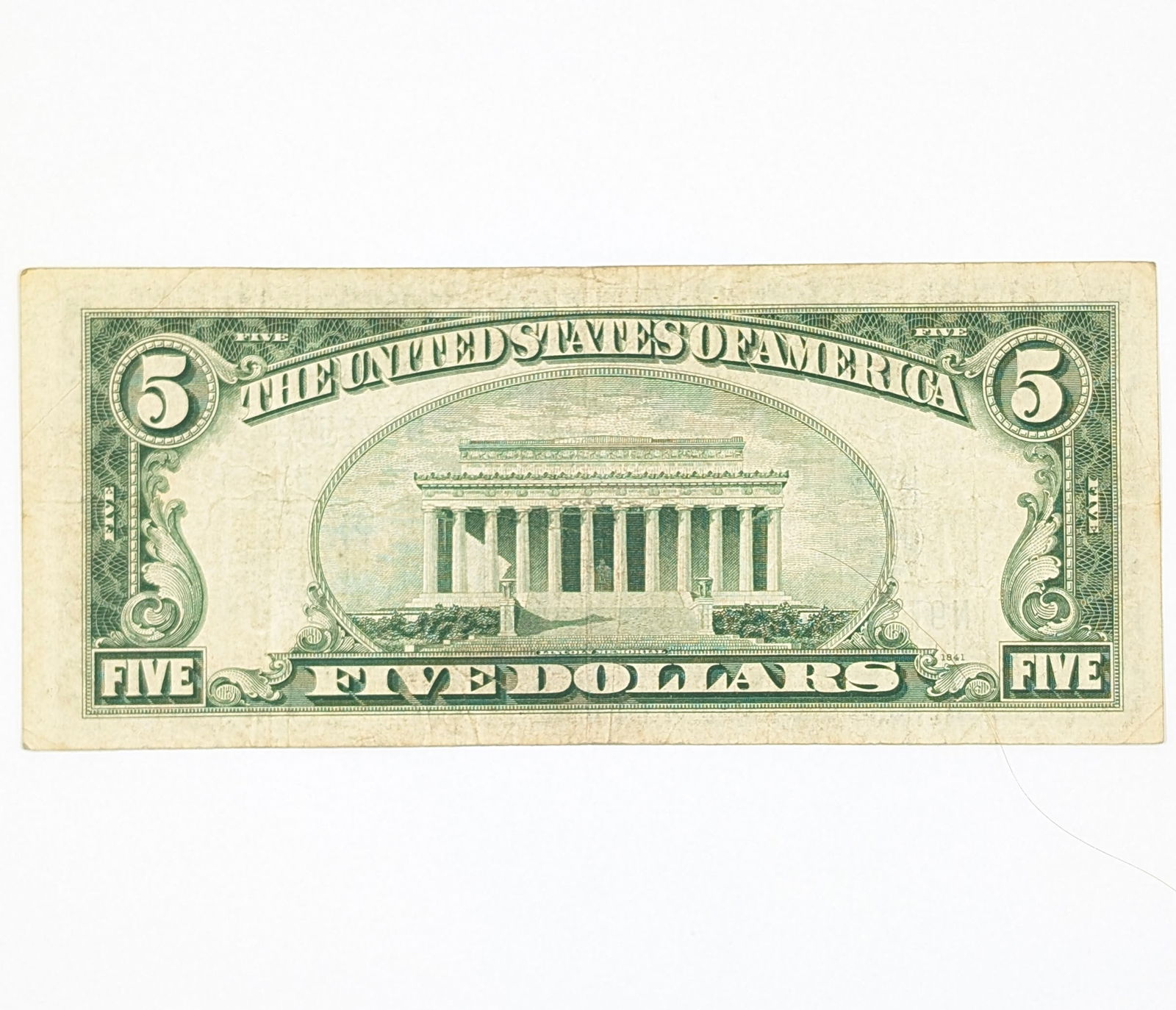 1934-C $5 Note - Silver Certificate - 2