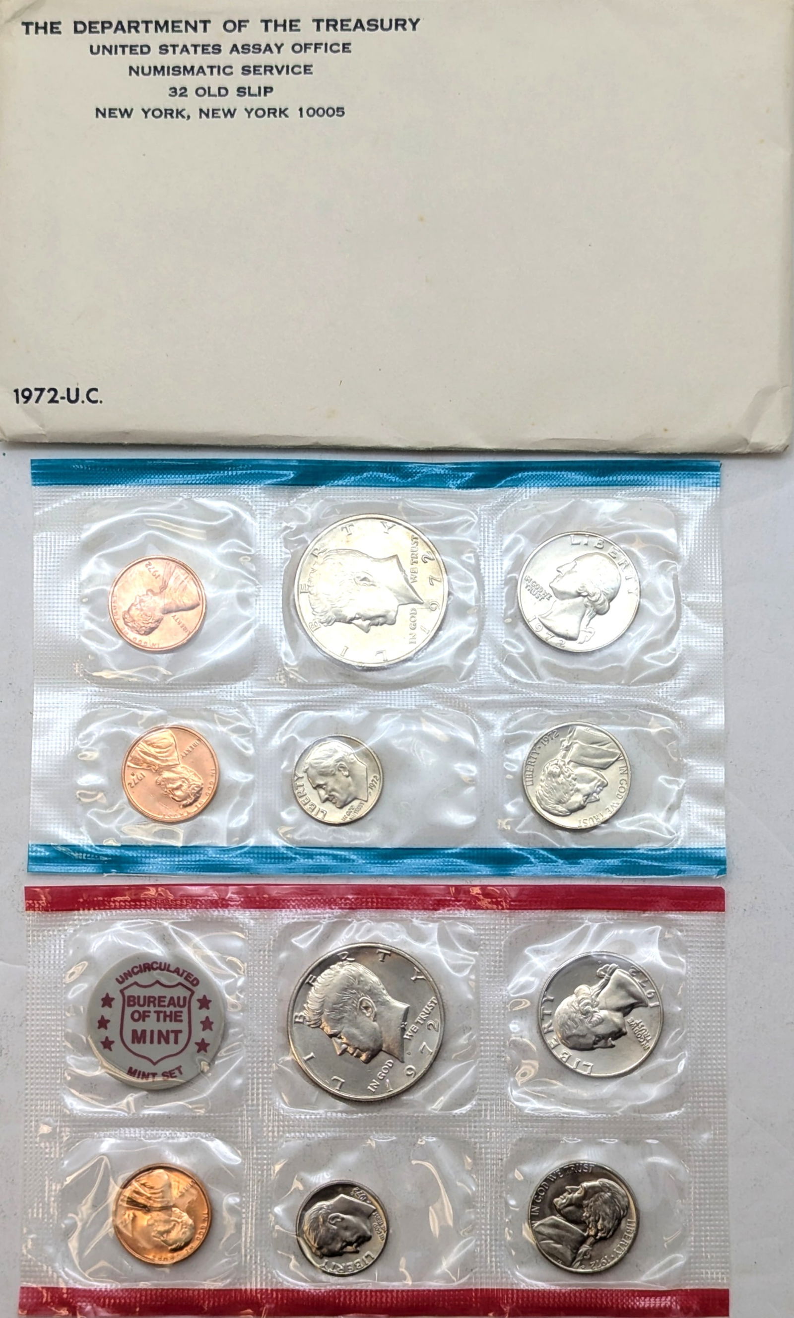 1972 US Mint Uncirculated Coin Set (1 of 2)