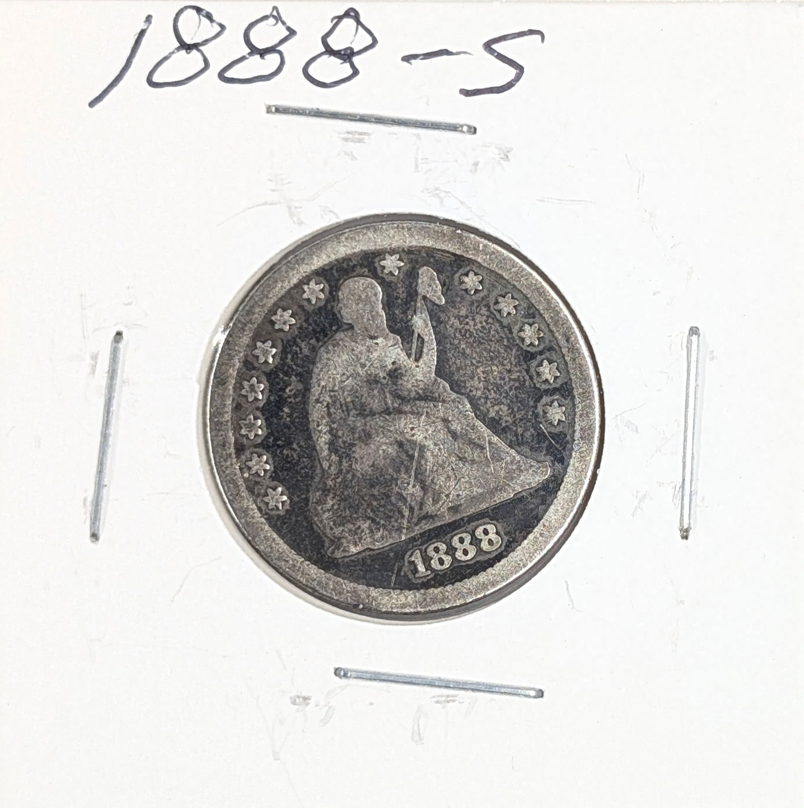 1888-S Silver Liberty Seated Quarter (1 of 2)