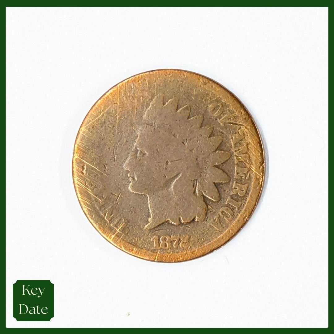 1872 Indian Head Cent - KEY DATE (1 of 3)