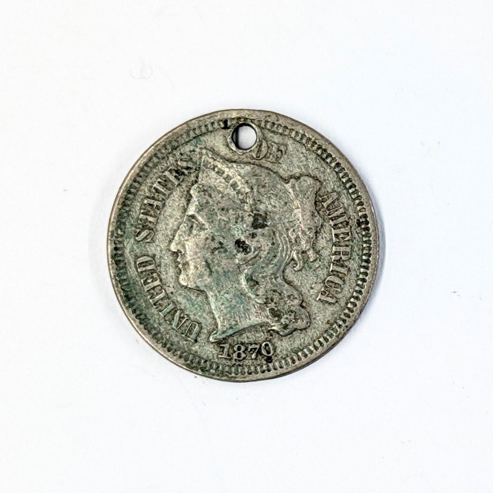 1870 Three Cent Nickel (1 of 2)