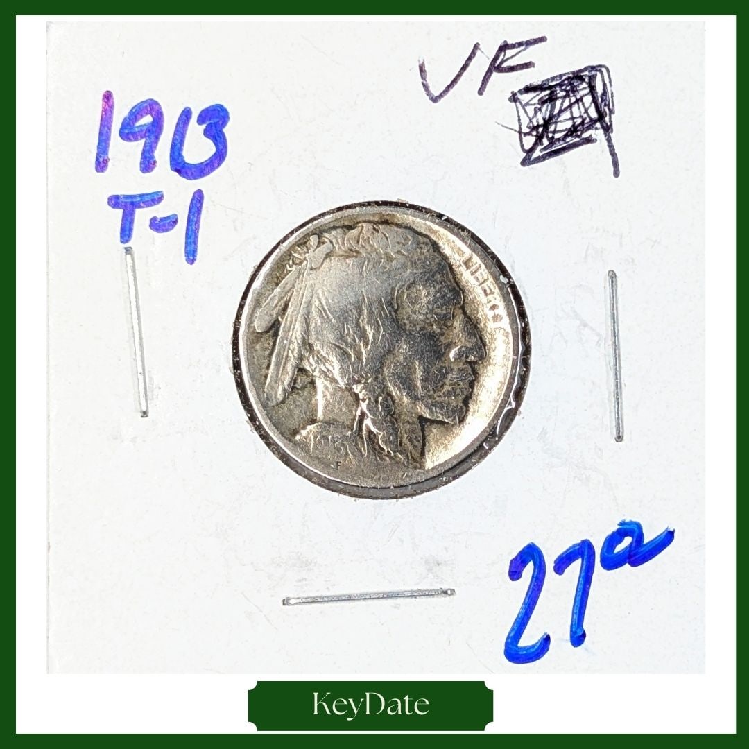 1913 Buffalo Head Nickel - KEY DATE (1 of 3)