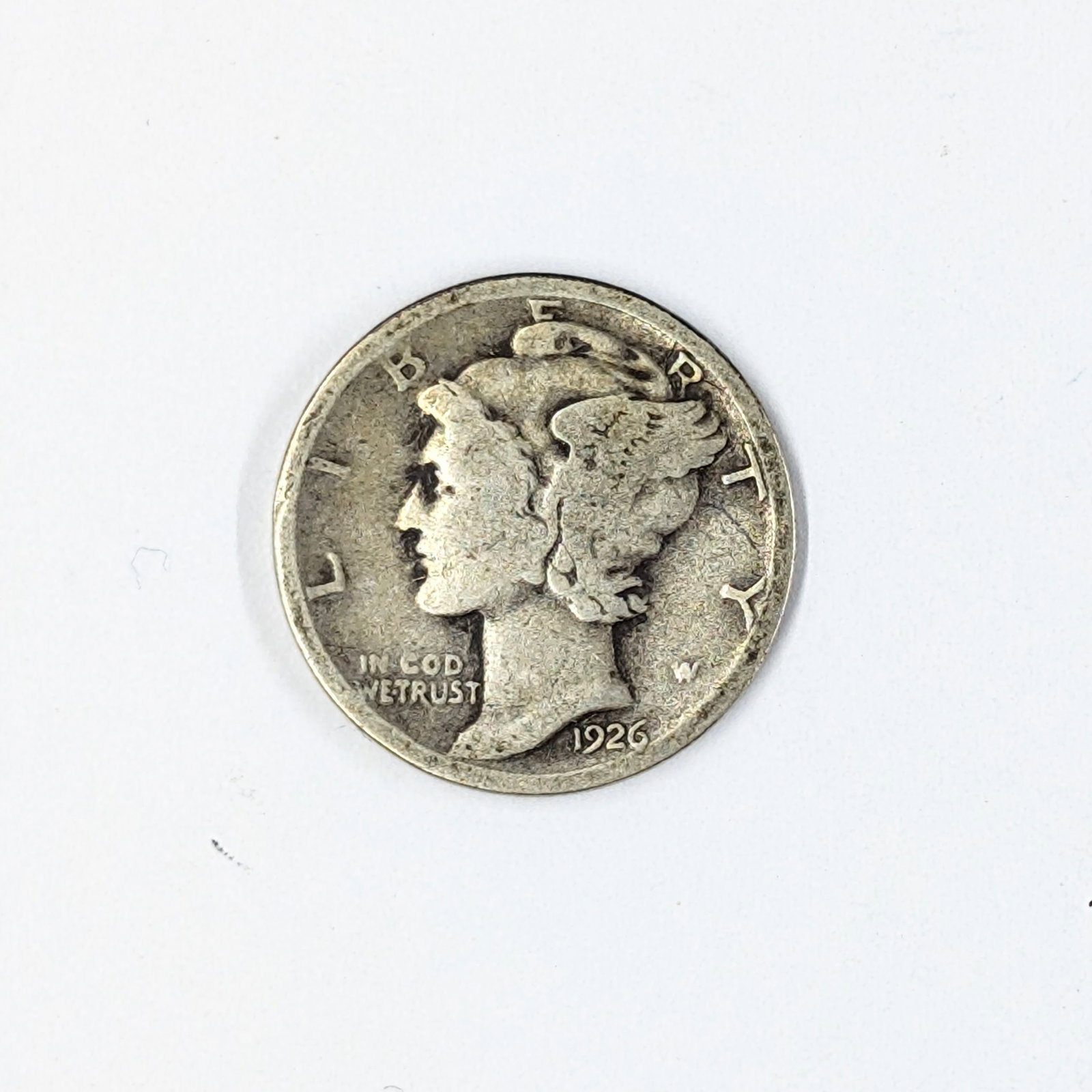 1926-D Silver Mercury Dime: Silver