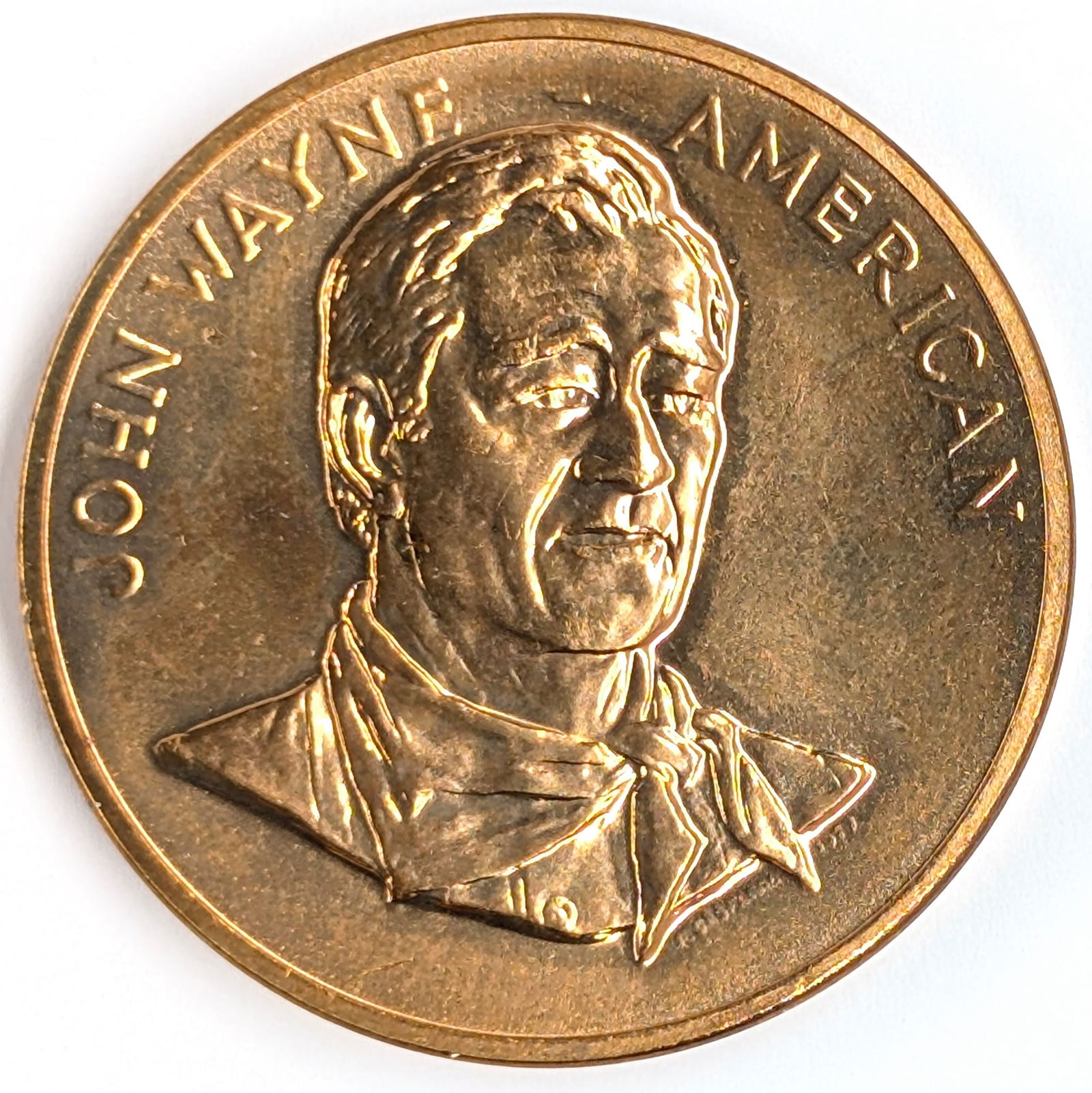 1979 John Wayne Commemorative Brass Medal: Medal 