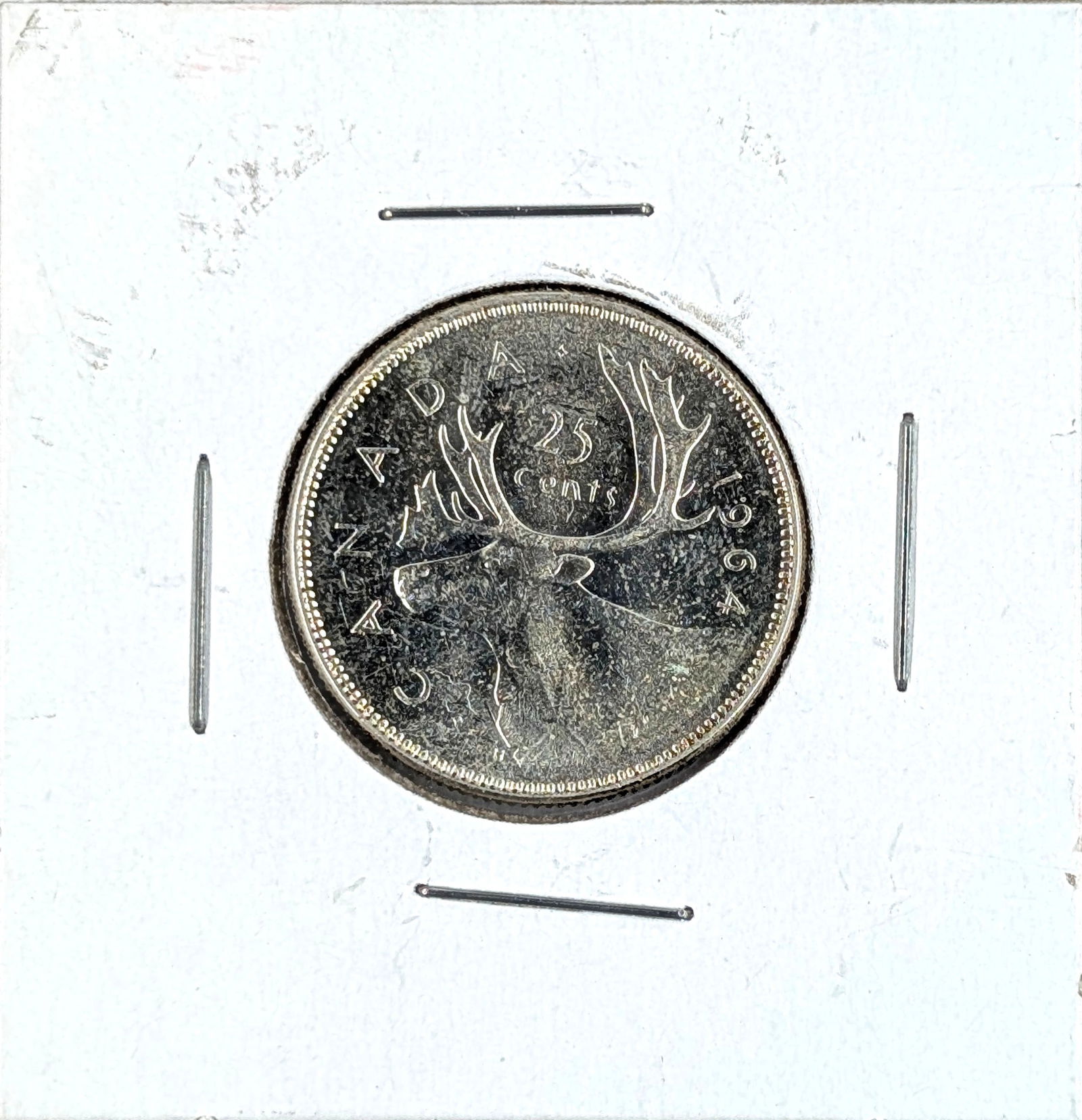 1964 Silver Canadian 25 Cents - Uncirculated (1 of 2)