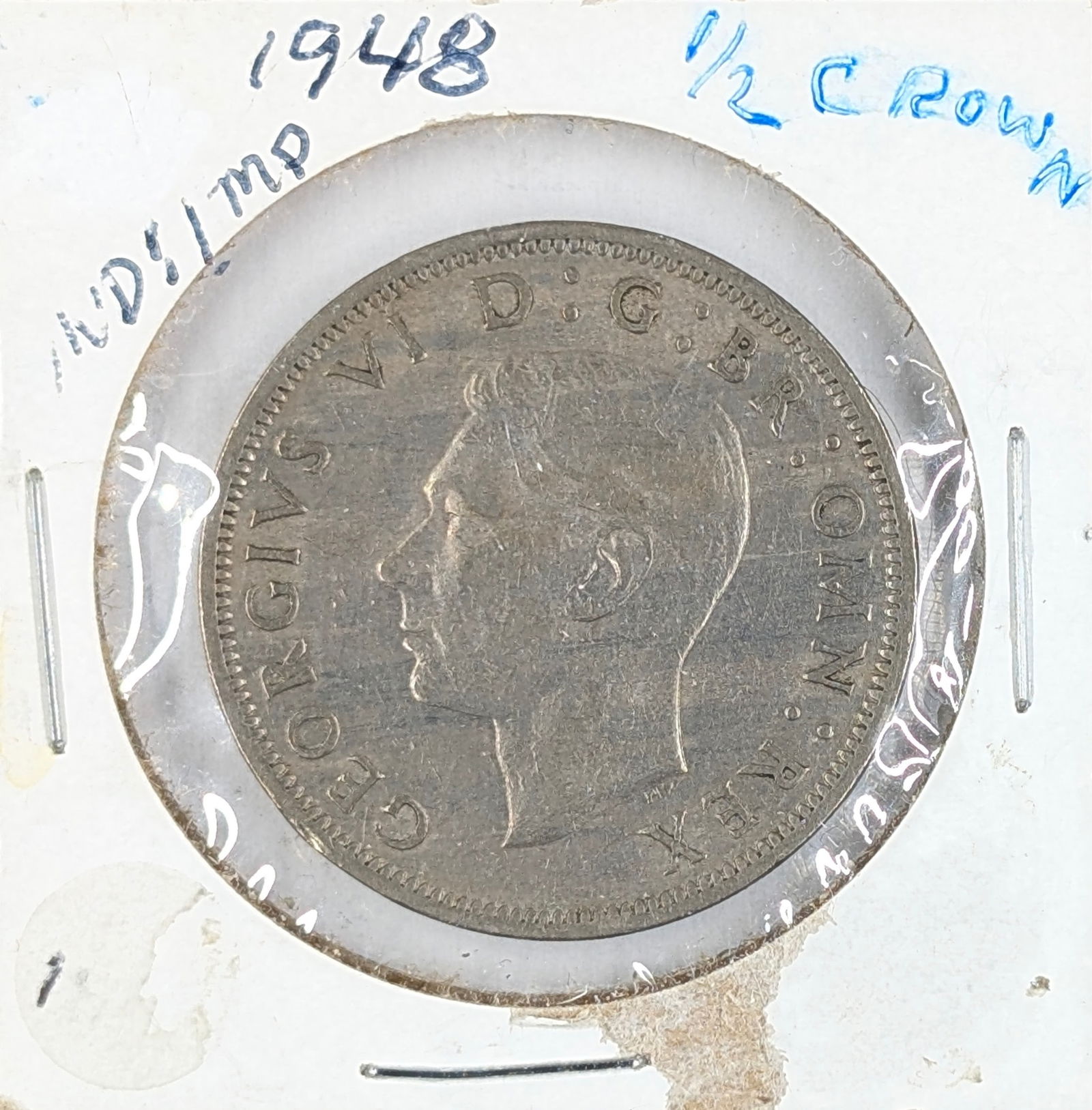 1948 Silver United Kingdom 1/2 Crown (1 of 2)