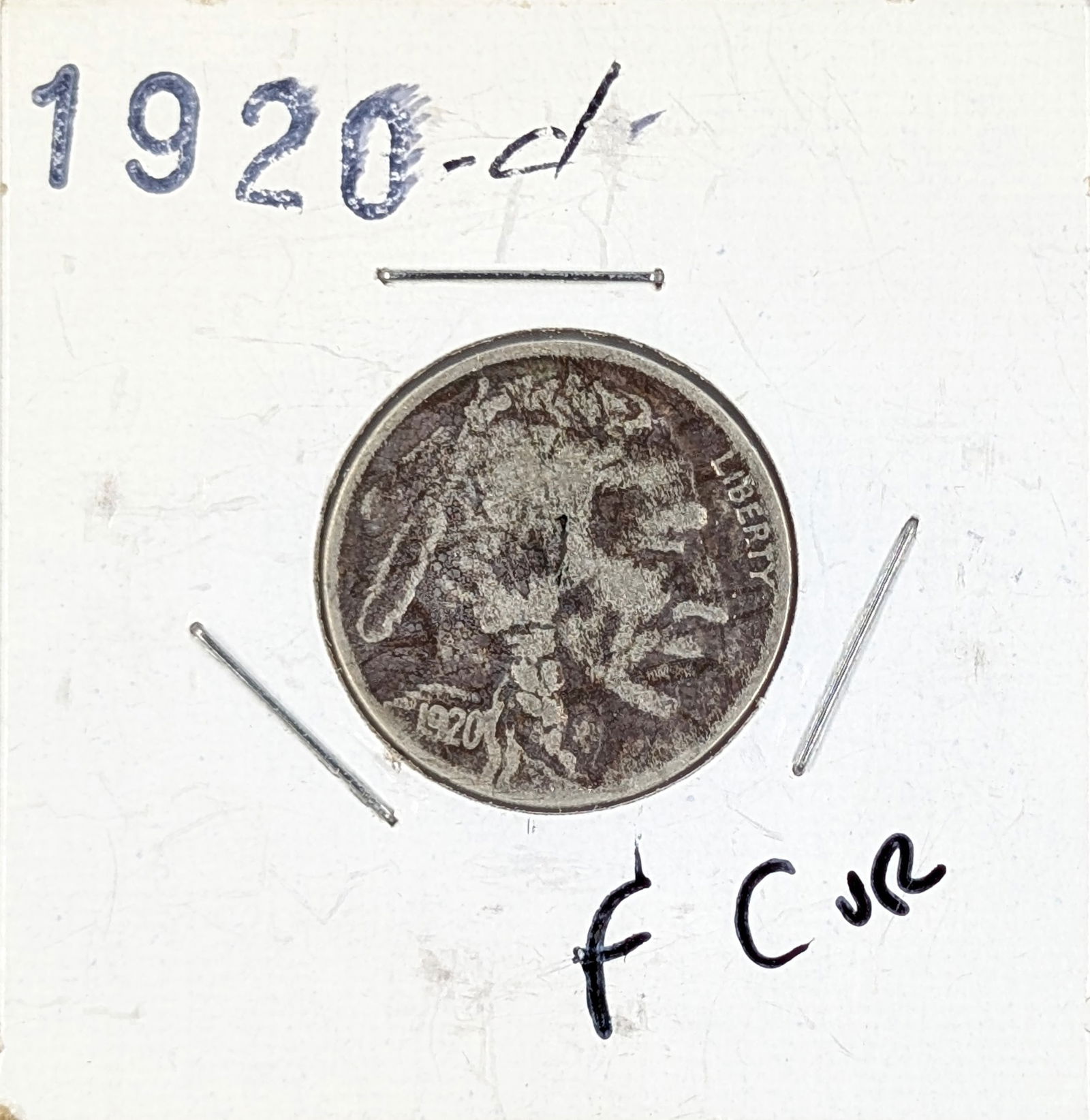 1920-D Buffalo Head Nickel (1 of 2)