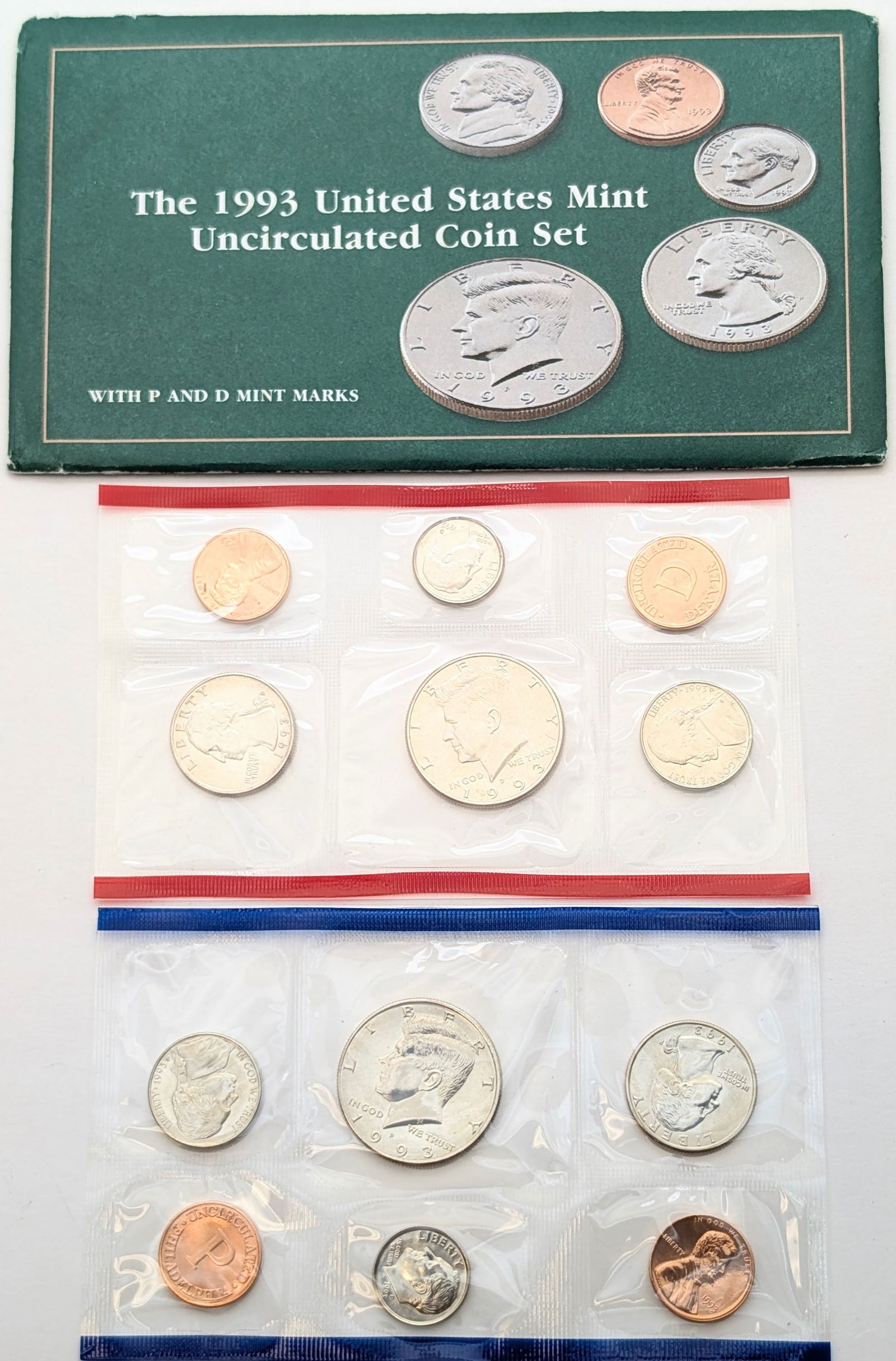 1993 US Mint Uncirculated Coin Set (1 of 2)