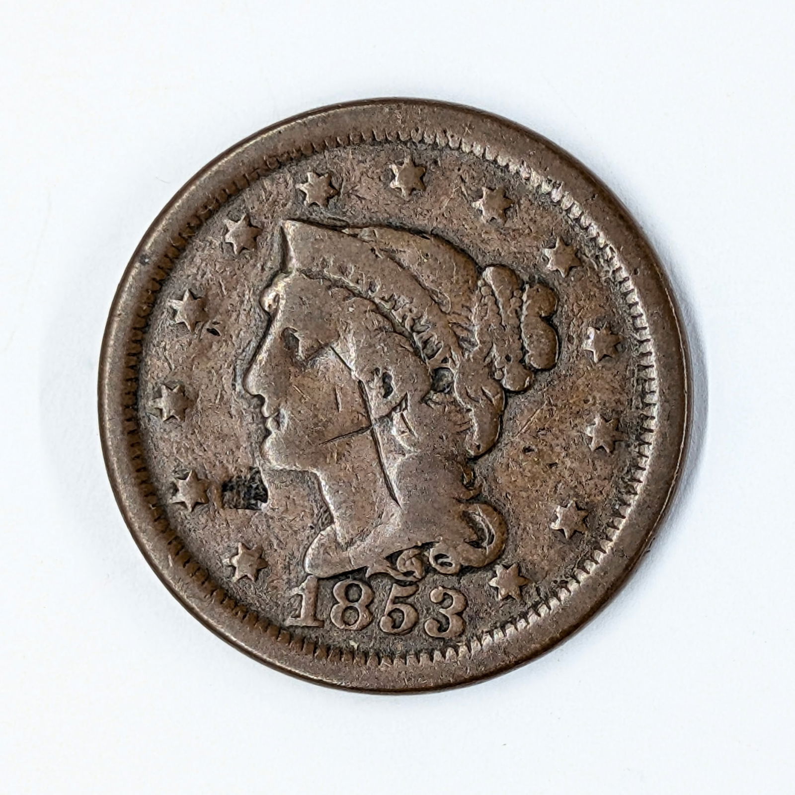 1853 Large Cent (1 of 2)