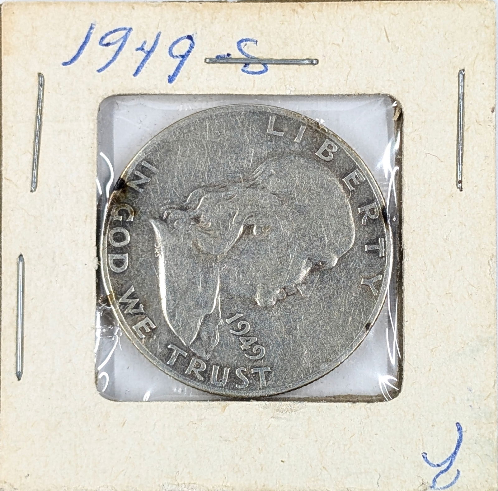 1949-S Silver Franklin Half Dollar (1 of 2)