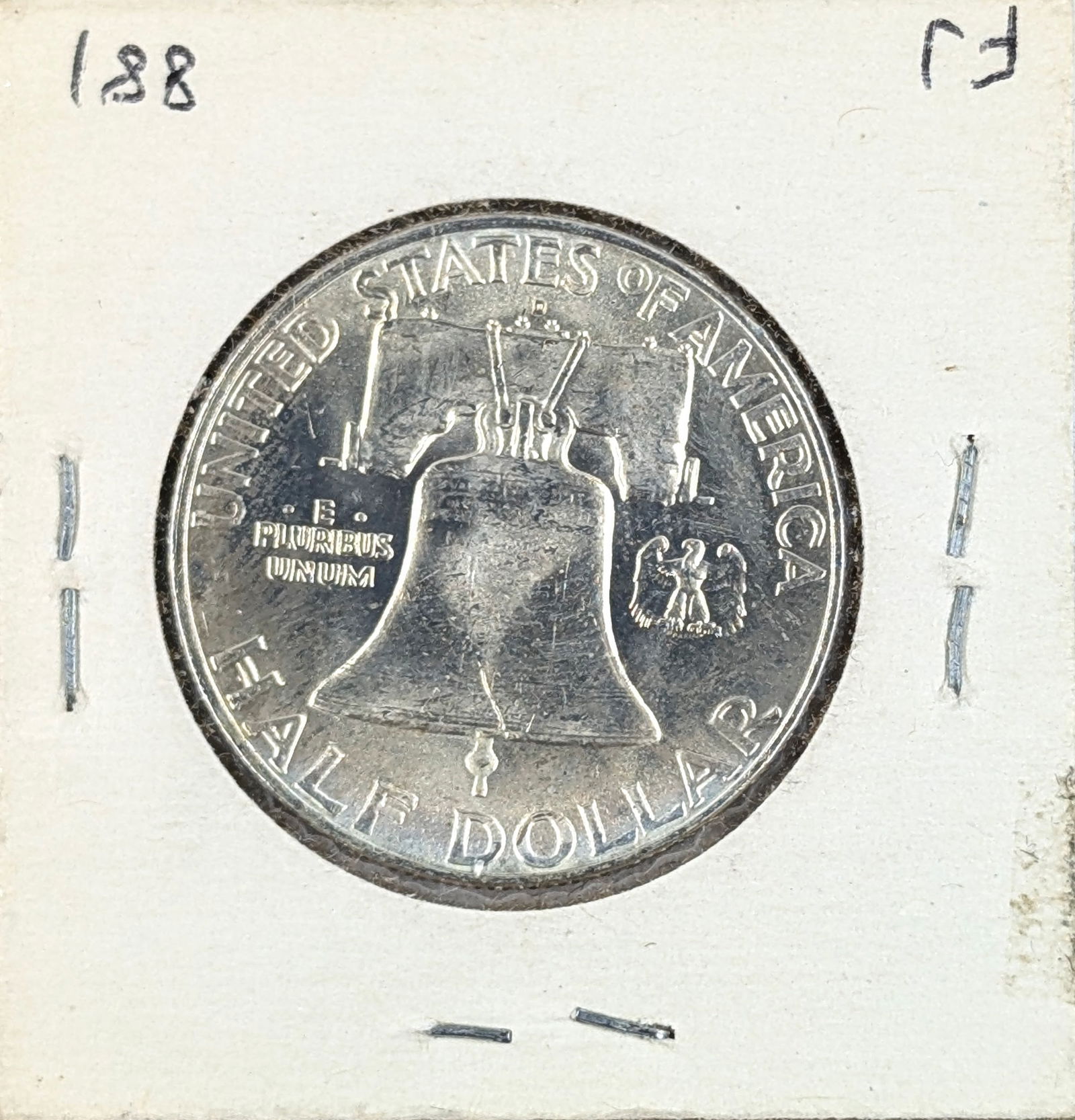 1958-D Silver Franklin Half Dollar- Great Condition! - 2