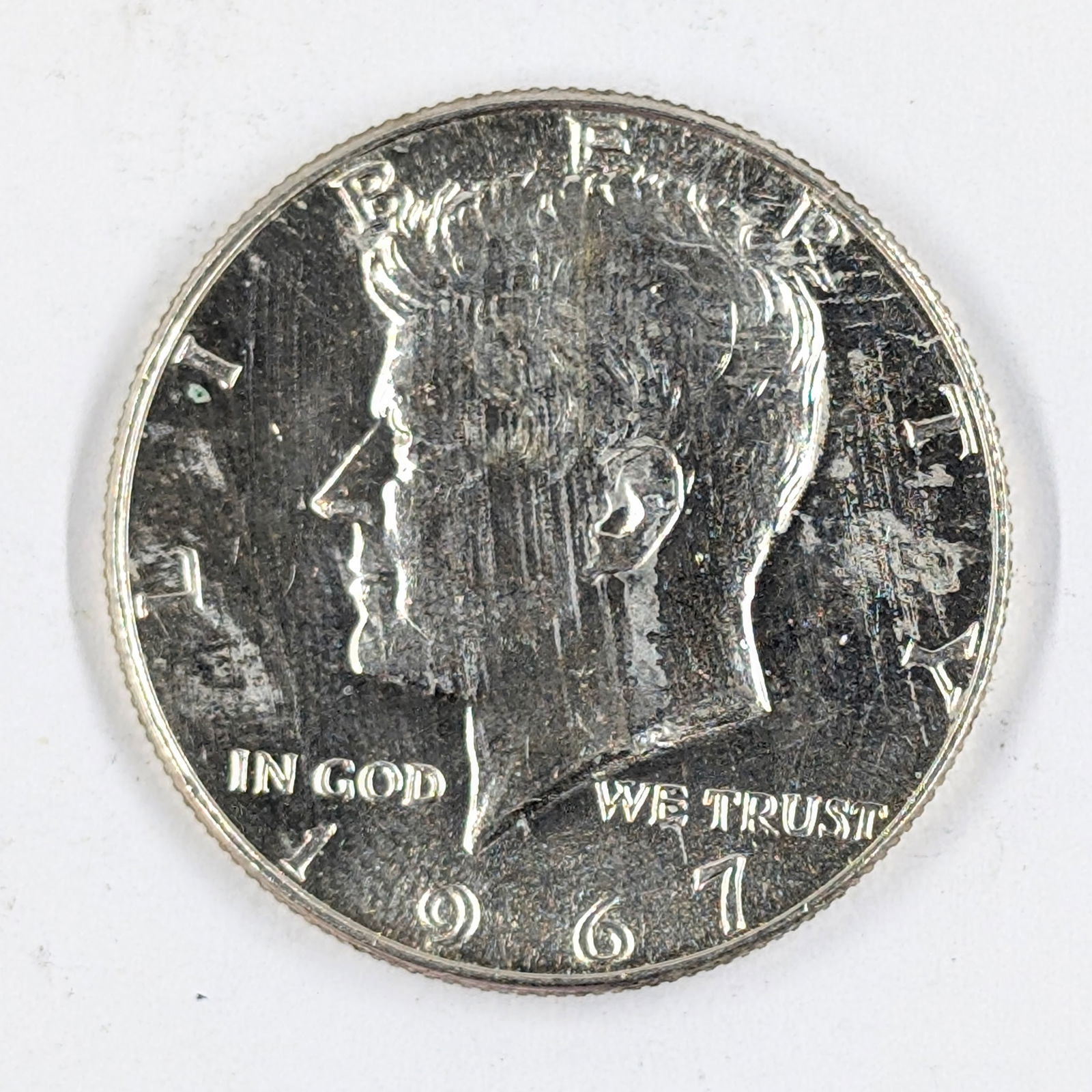 1967 Silver John F Kennedy Half Dollar 40% Silver- Uncirculated (1 of 2)