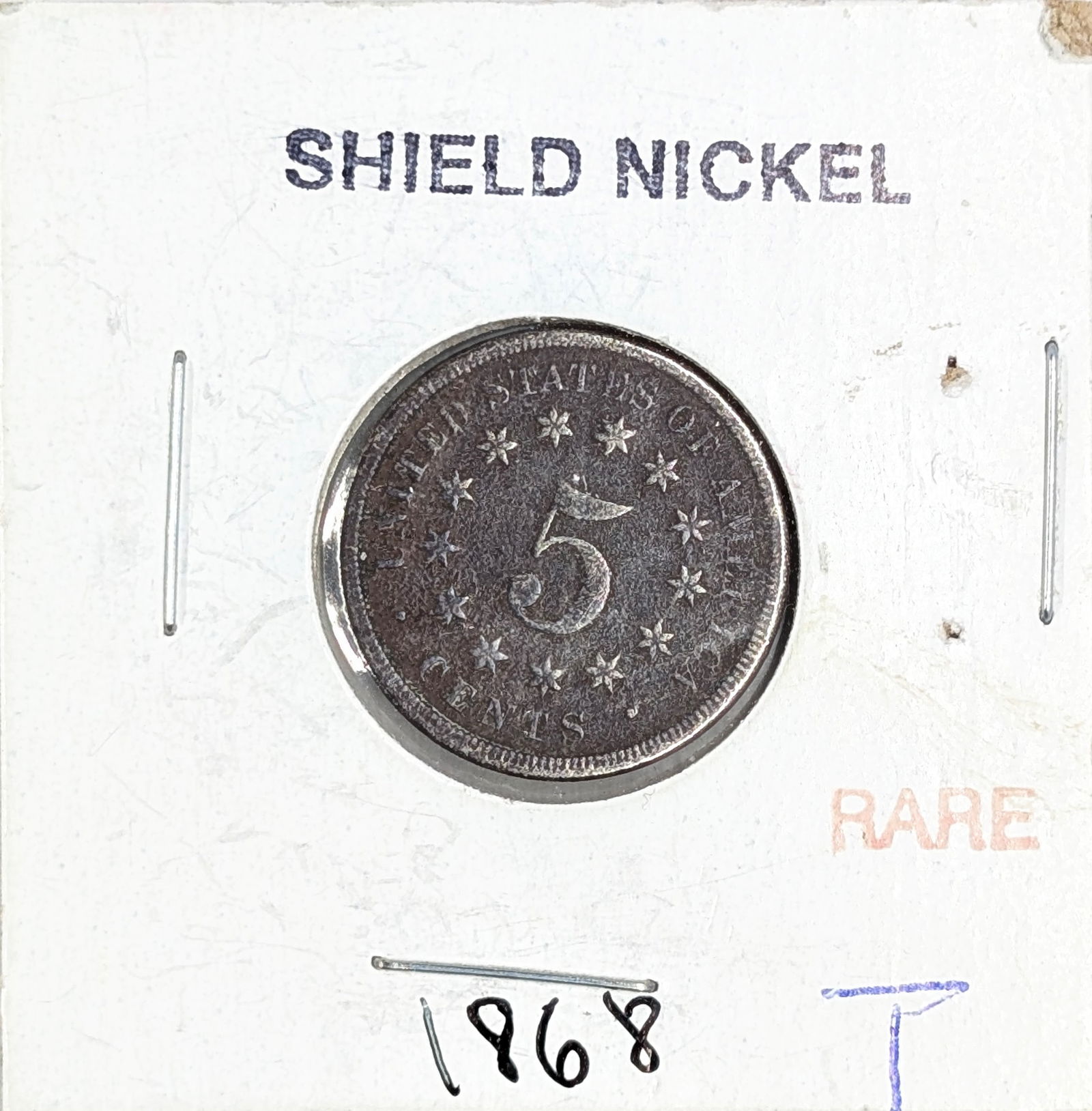 1868 Shield Nickel: _
