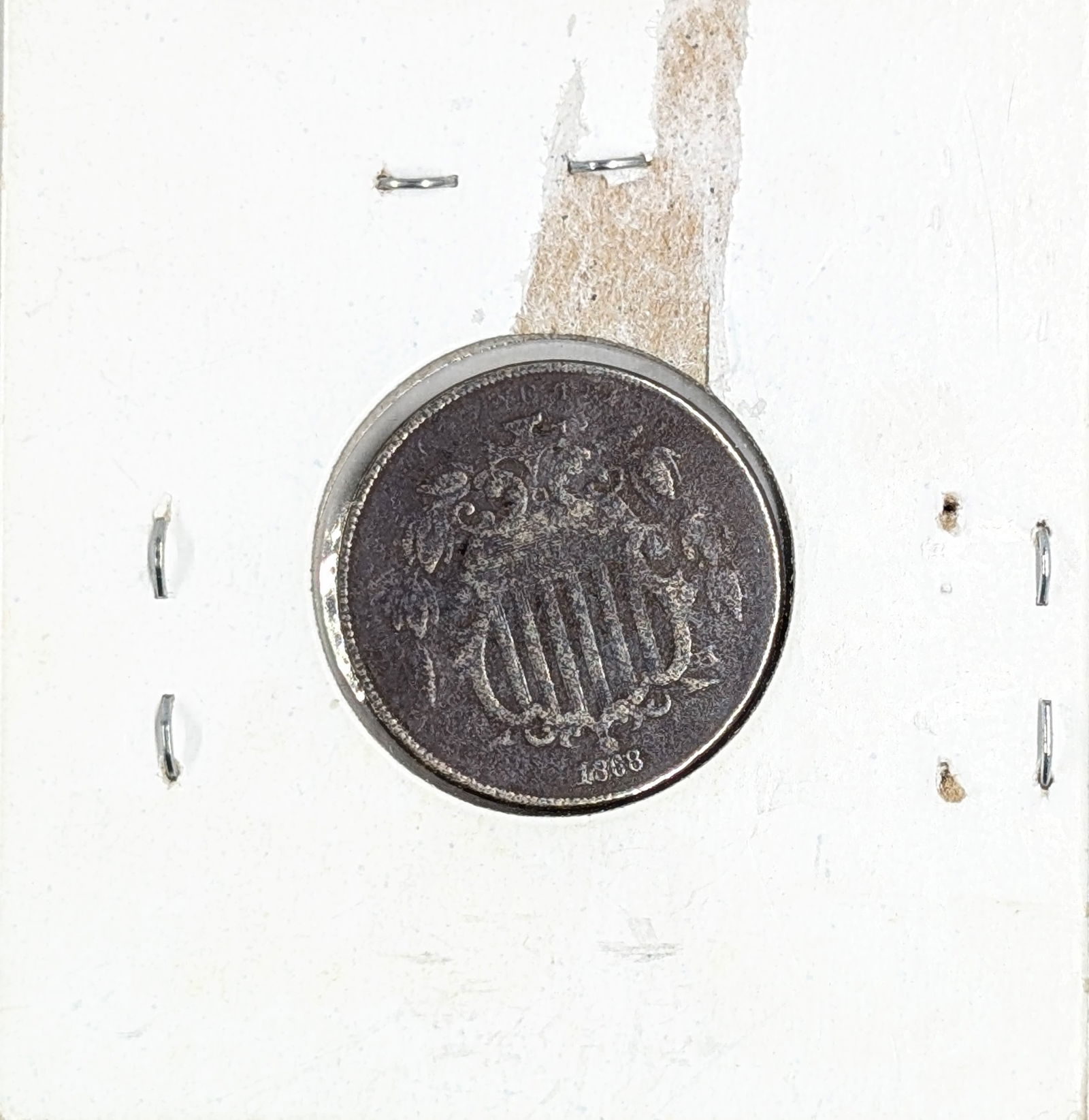 1868 Shield Nickel - 2
