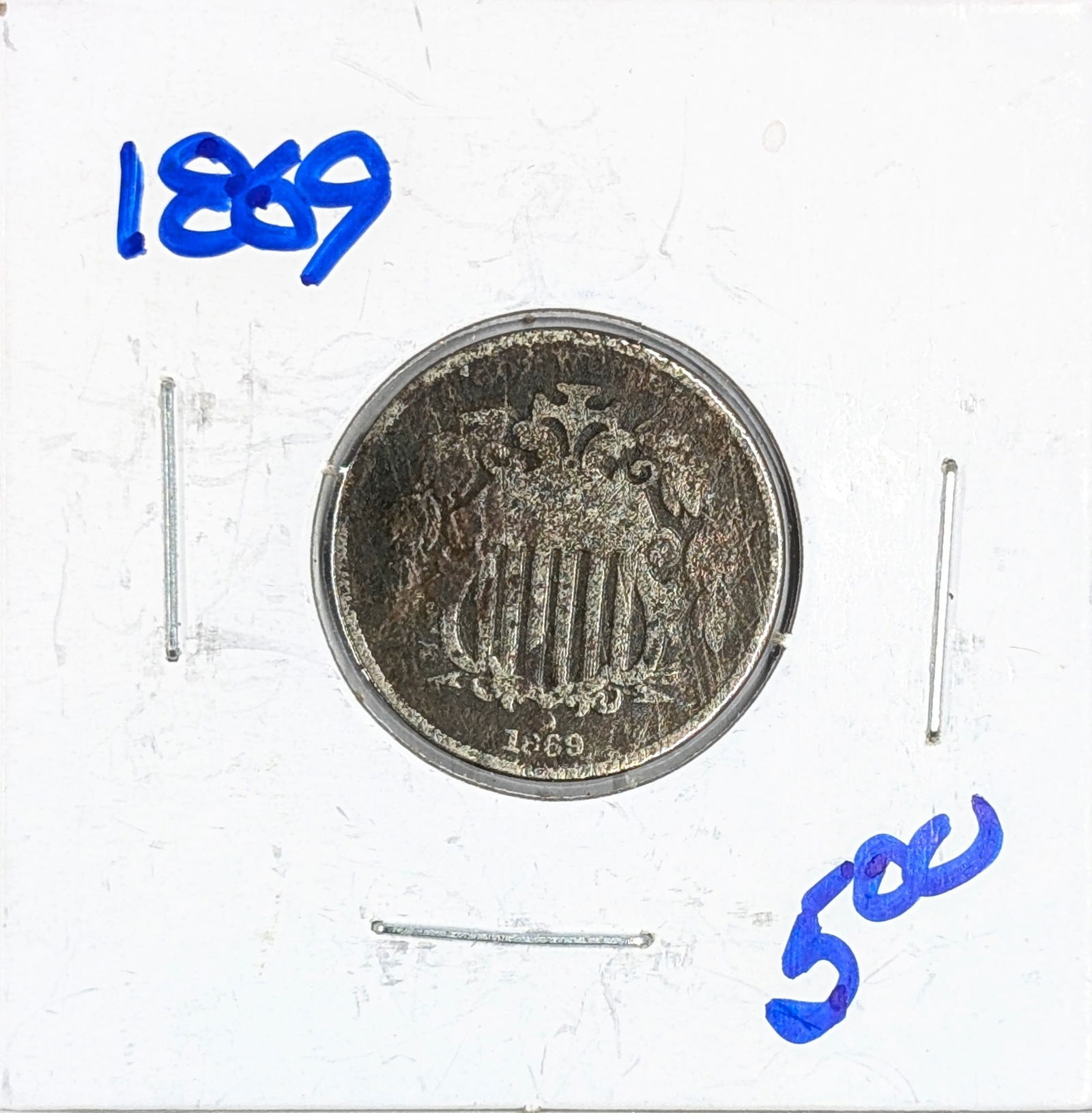 1869 Shield Nickel (1 of 2)