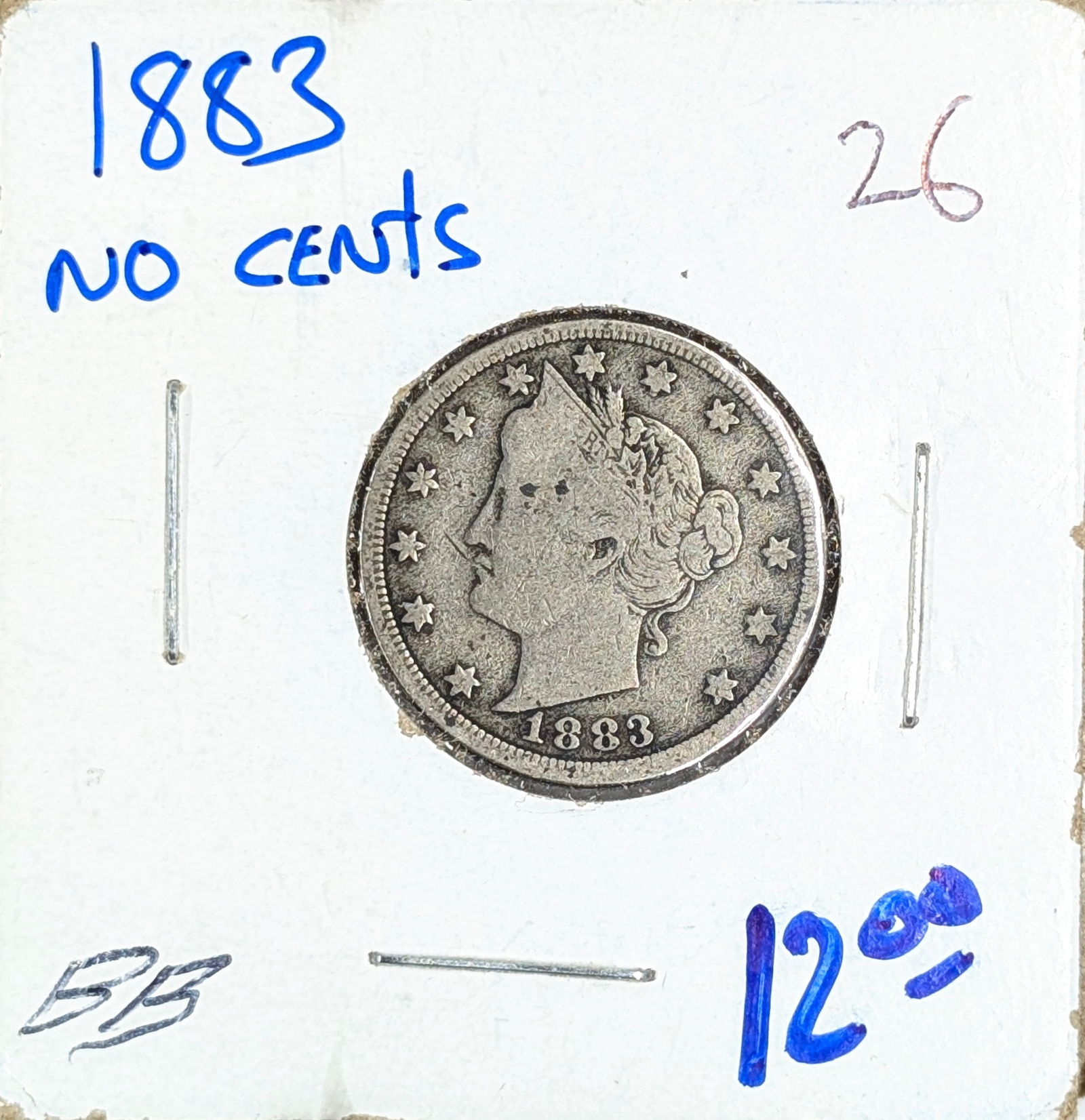 1883 Liberty V Nickel- No Cents (1 of 2)