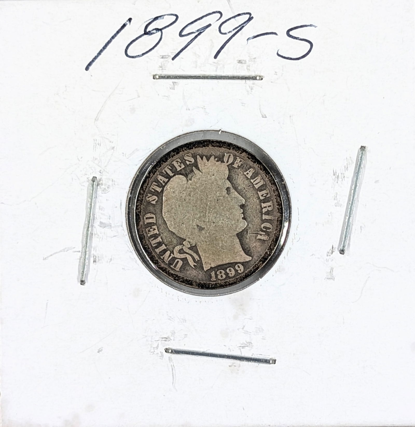 1999-S Silver Barber Dime: _ 