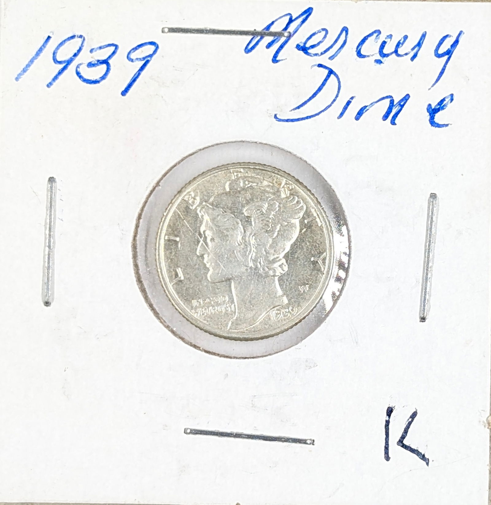 1939 Silver Mercury Dime- Good Condition: _ 