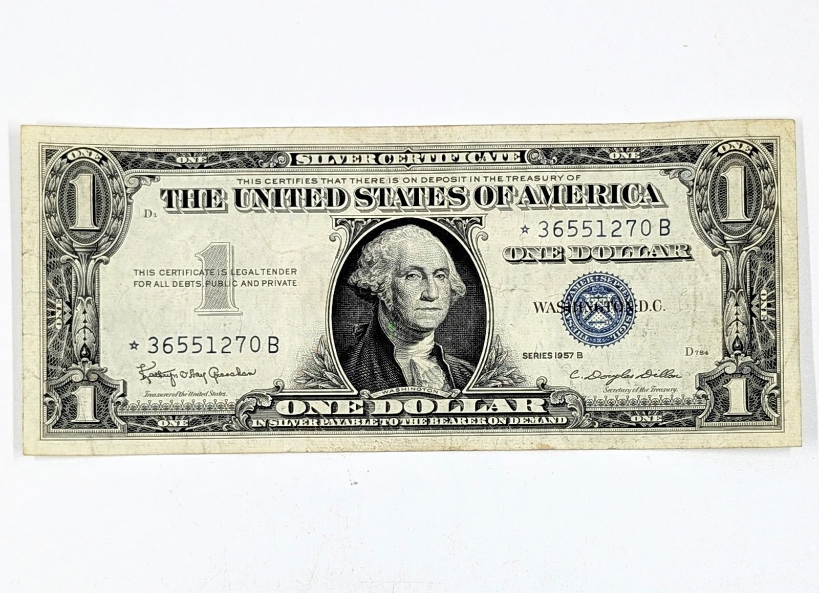 1957-B $1 Note - Silver Certificate - Star Note (1 of 2)