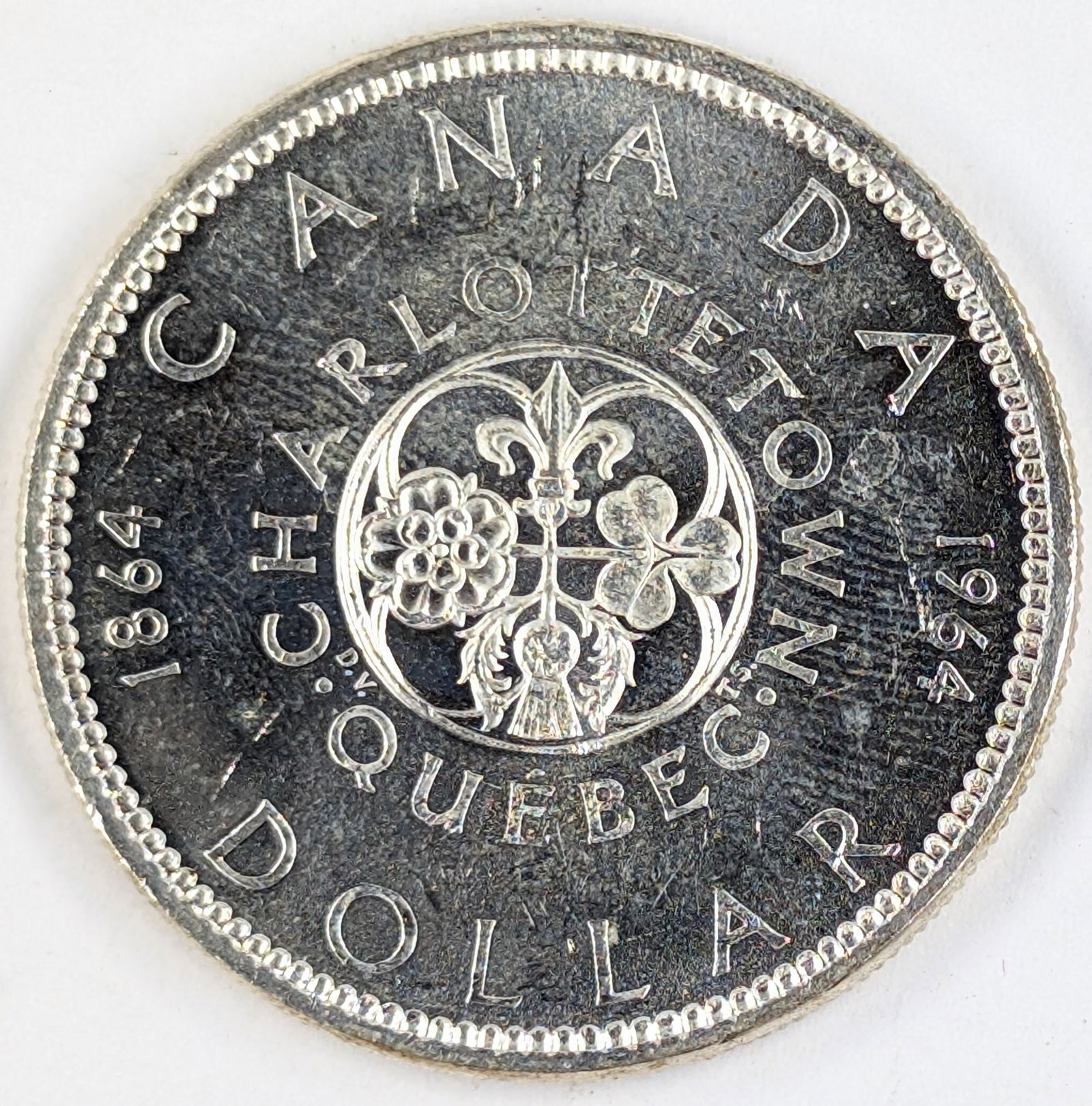1964 Silver Canadian Dollar Coin (1 of 2)