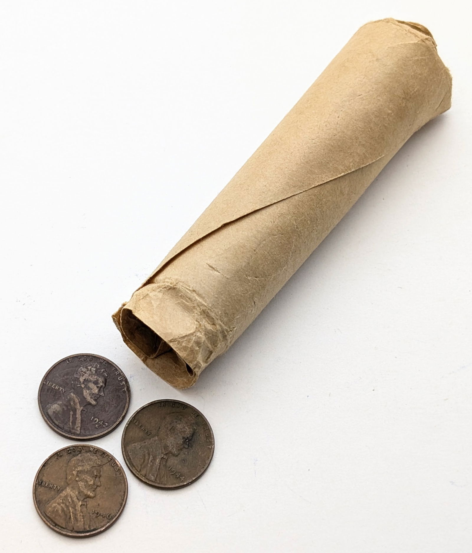 Roll of 50 Wheat Cents- Mixed Dates before 1959: _ 