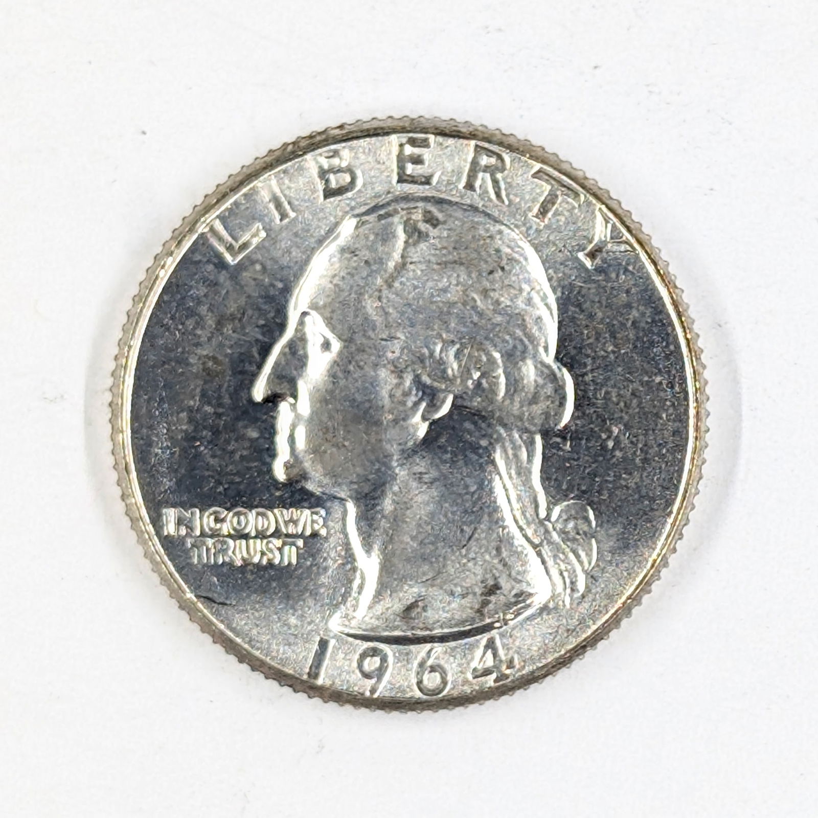 1964 -D Silver Washington Quarter- Uncirculated (1 of 2)