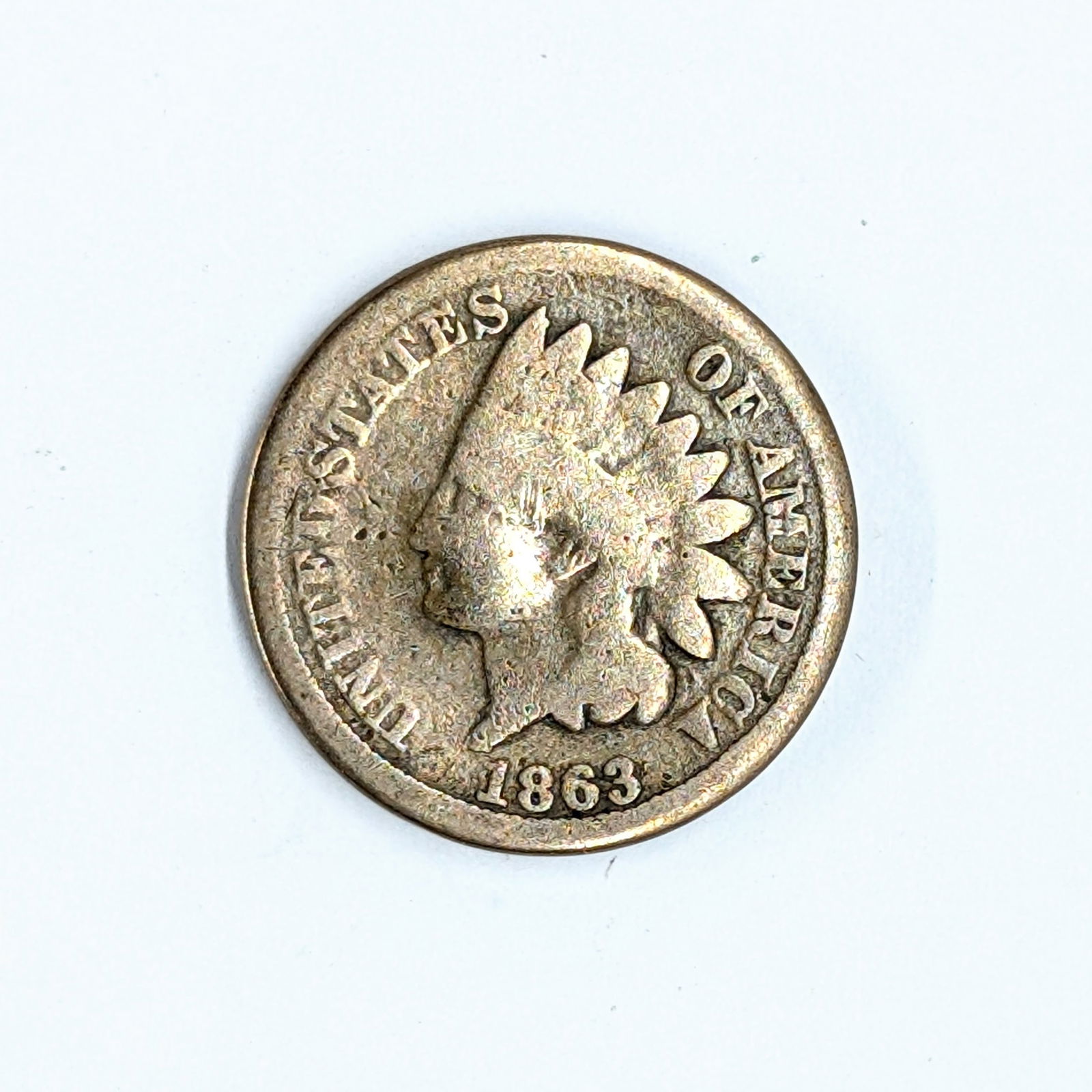 1863 Indian Head Cent (1 of 2)