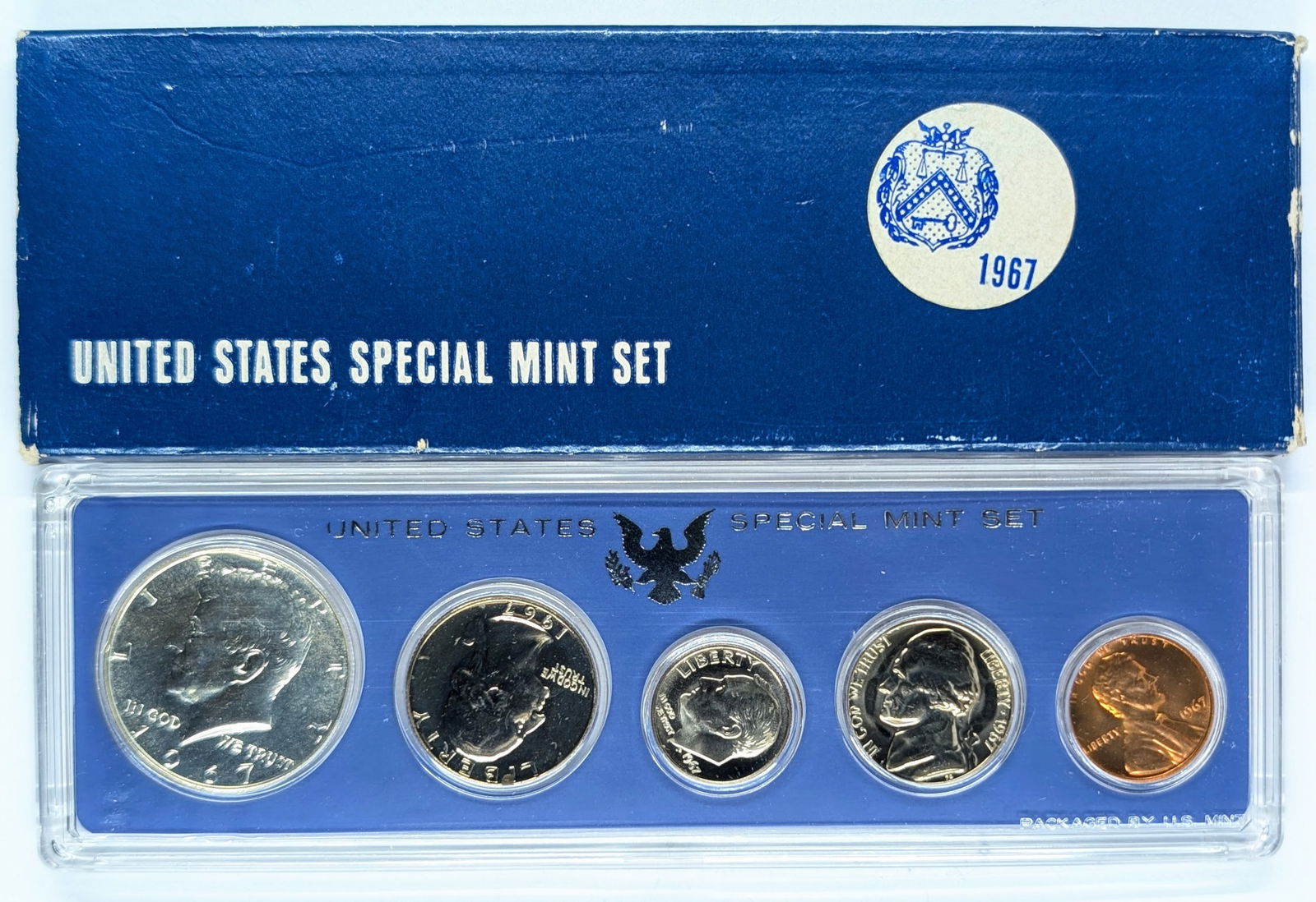 1967 US Special Mint Set-w/ Silver JFK Half: _ 