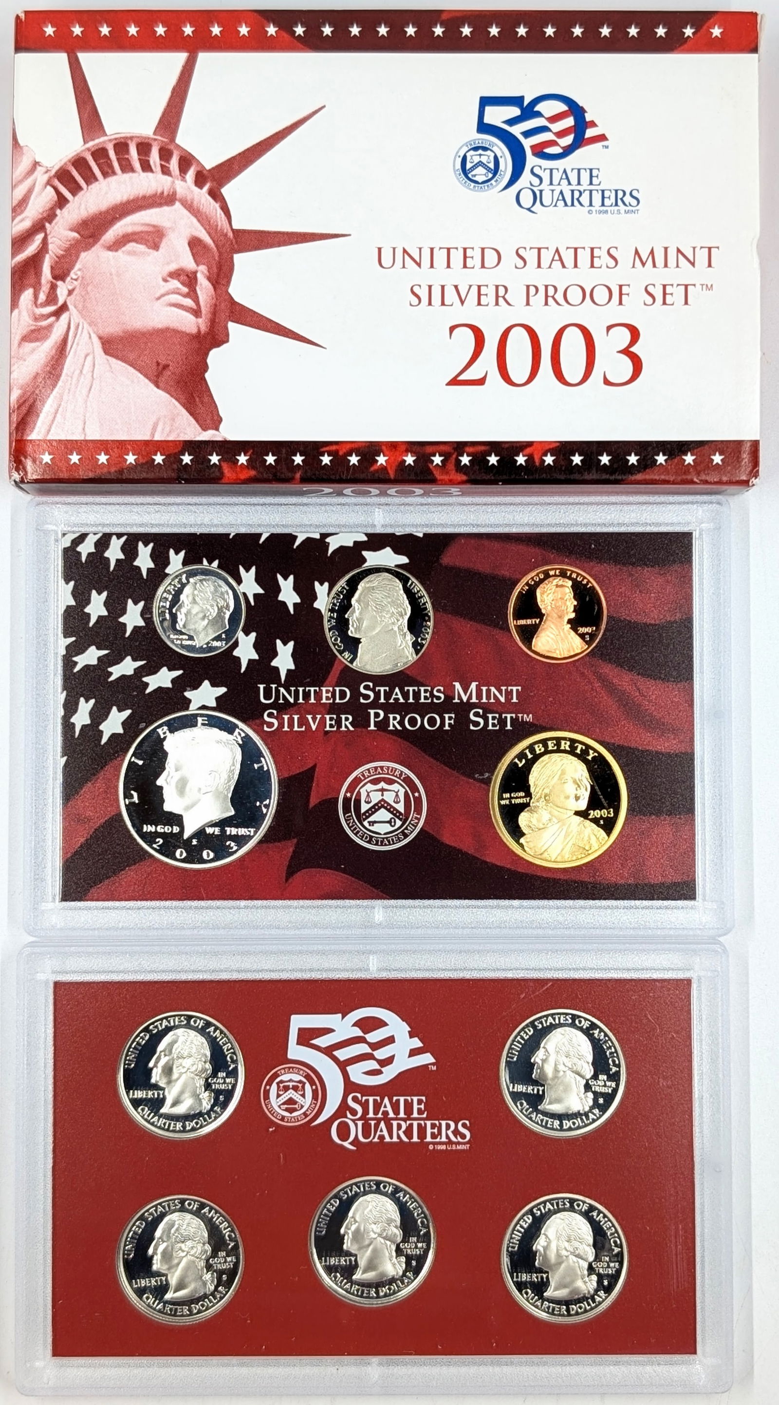 2003 Silver US Mint Proof Set (1 of 3)