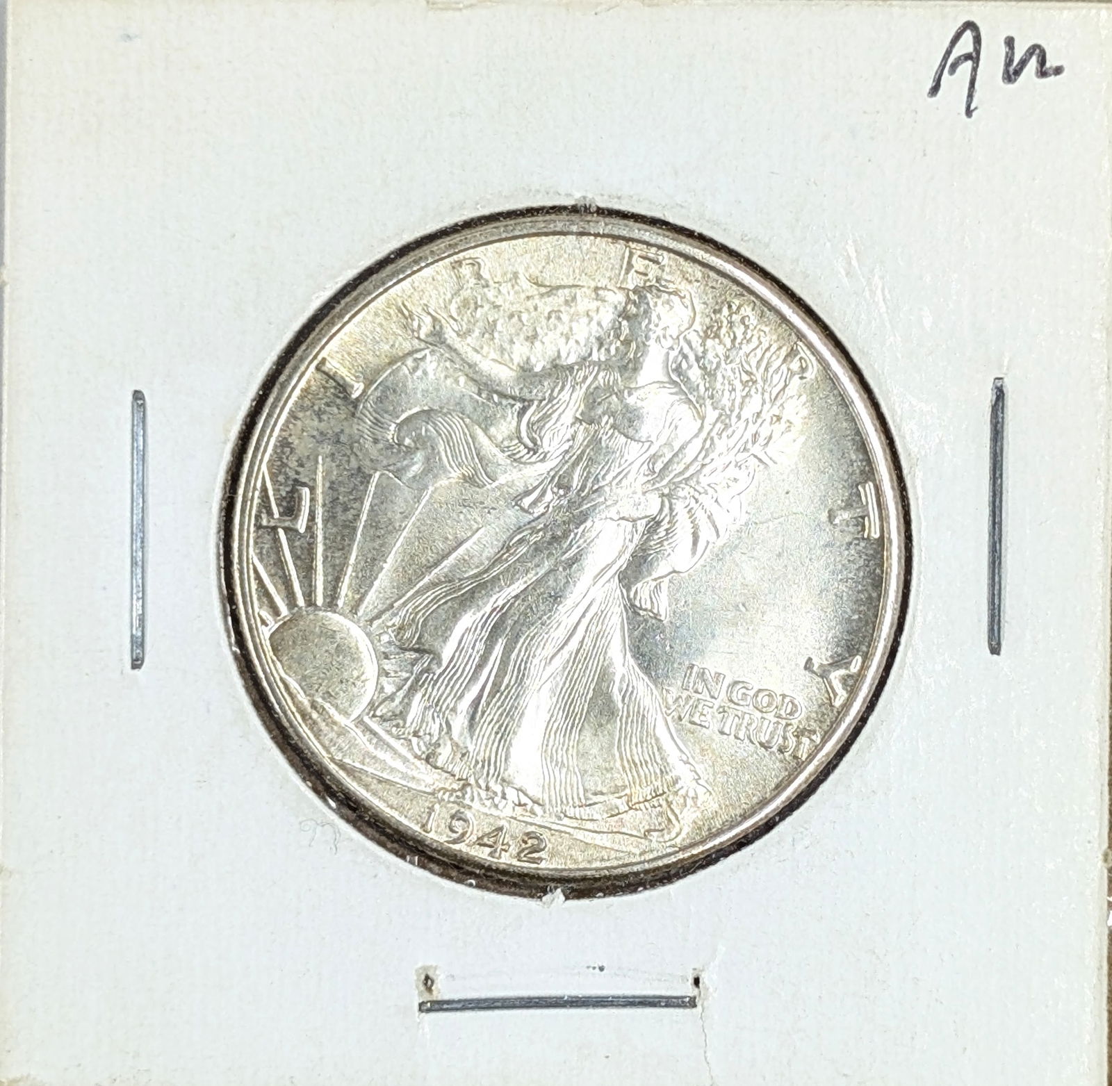 1942 Silver Walking Liberty Half Dollar - AU: _ 