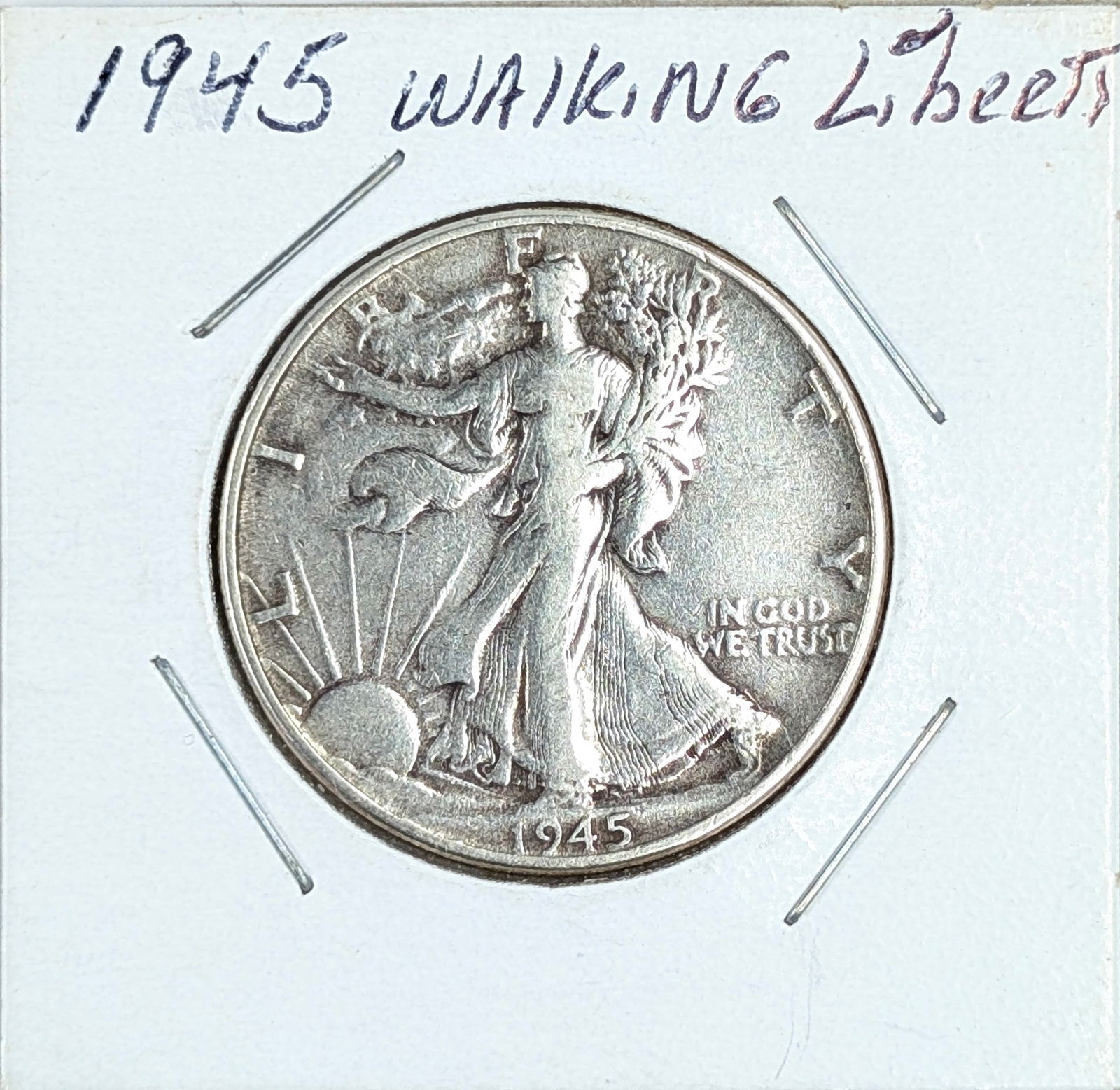 1945 Silver Walking Liberty Half Dollar (1 of 2)