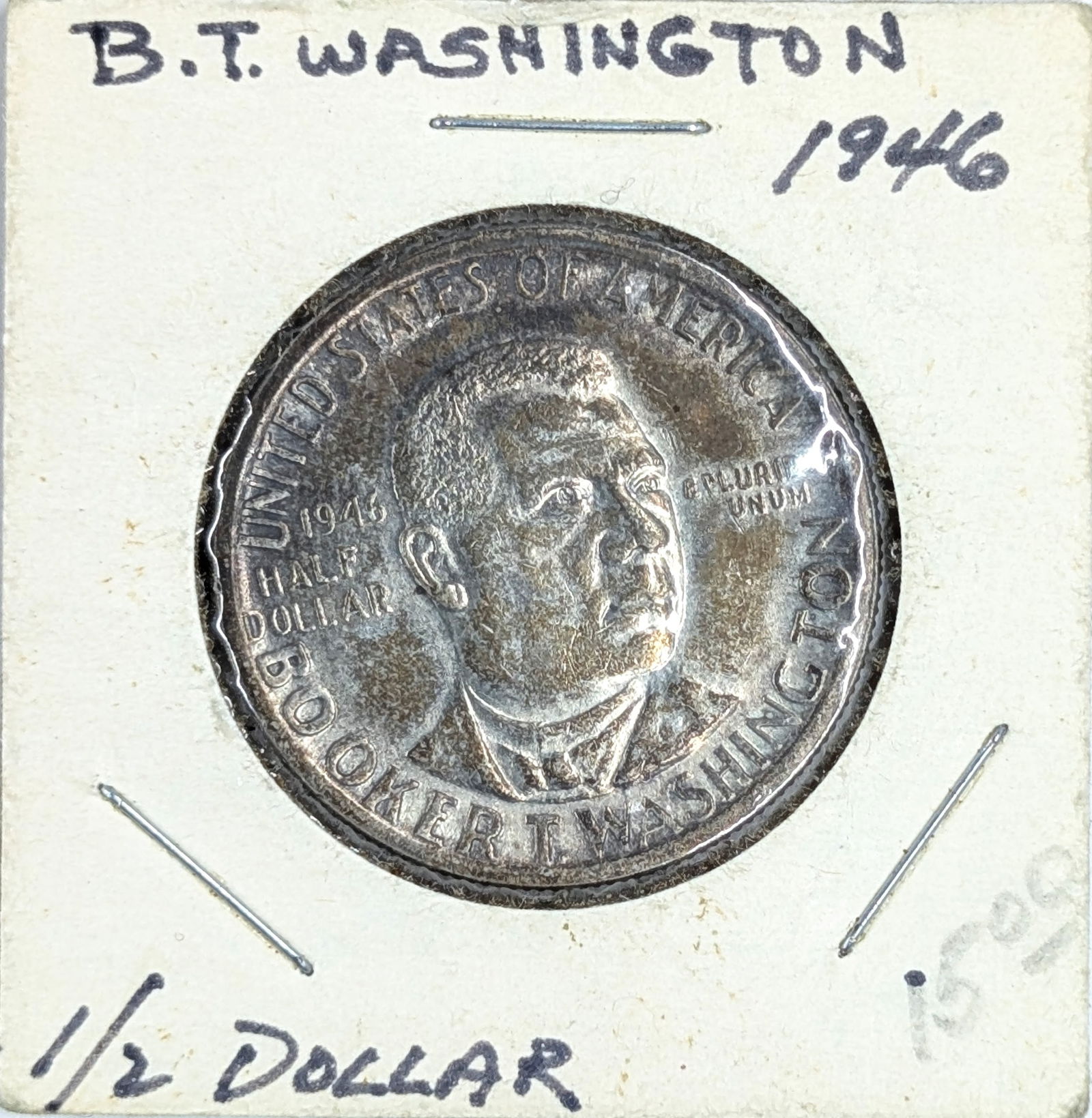1946 Silver Booker T Washington Half Dollar: _ 