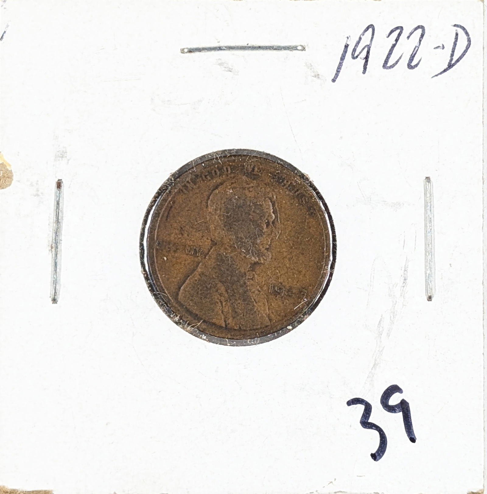 1922-D Wheat Cent- Key Date (1 of 2)