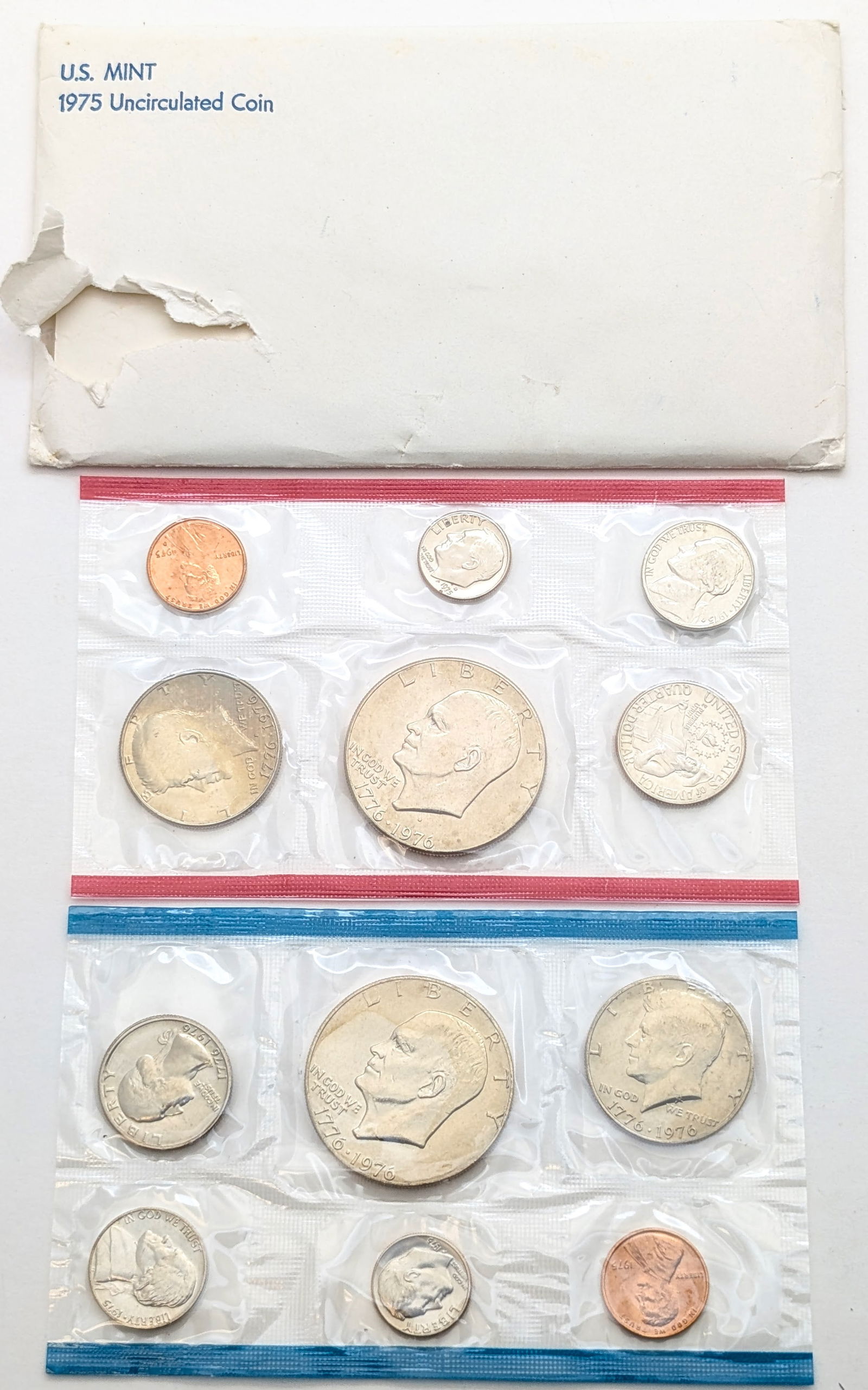 1975 US Mint Uncirculated Coin Set (1 of 2)