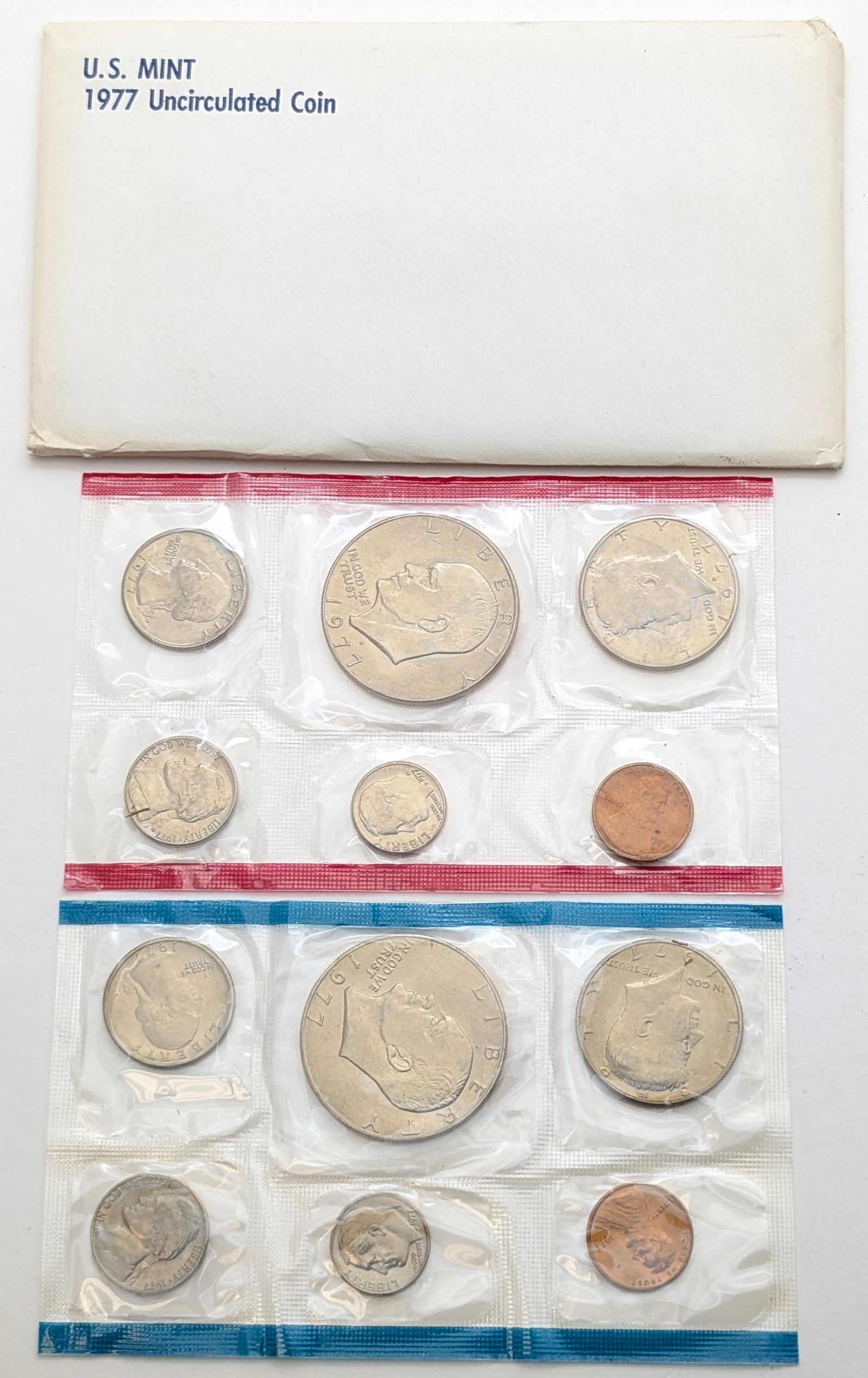 1977 US Mint Uncirculated Coin Set (1 of 2)