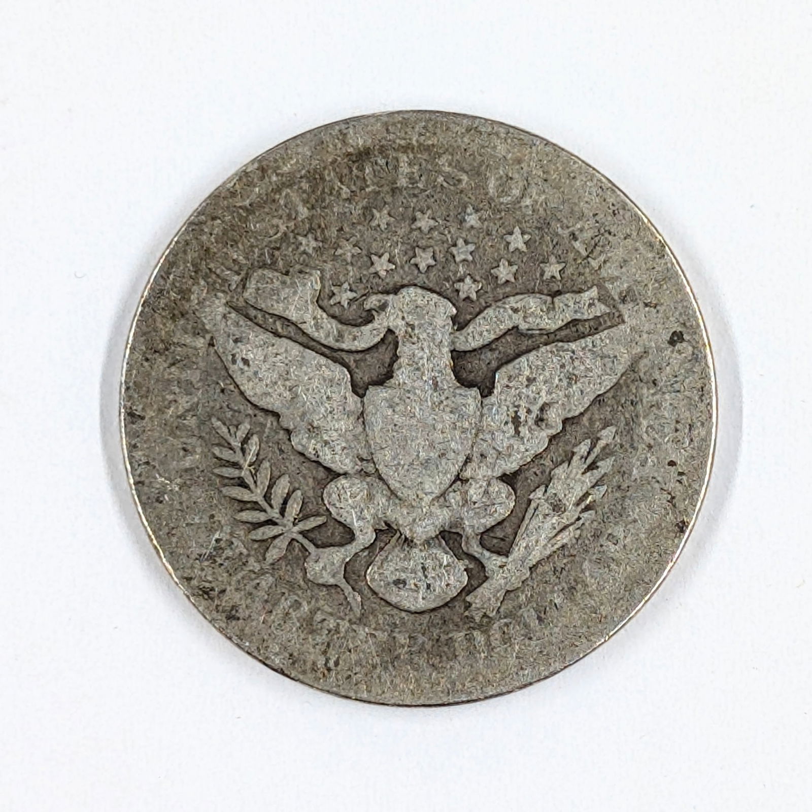 1909 Silver Barber Quarter - 2