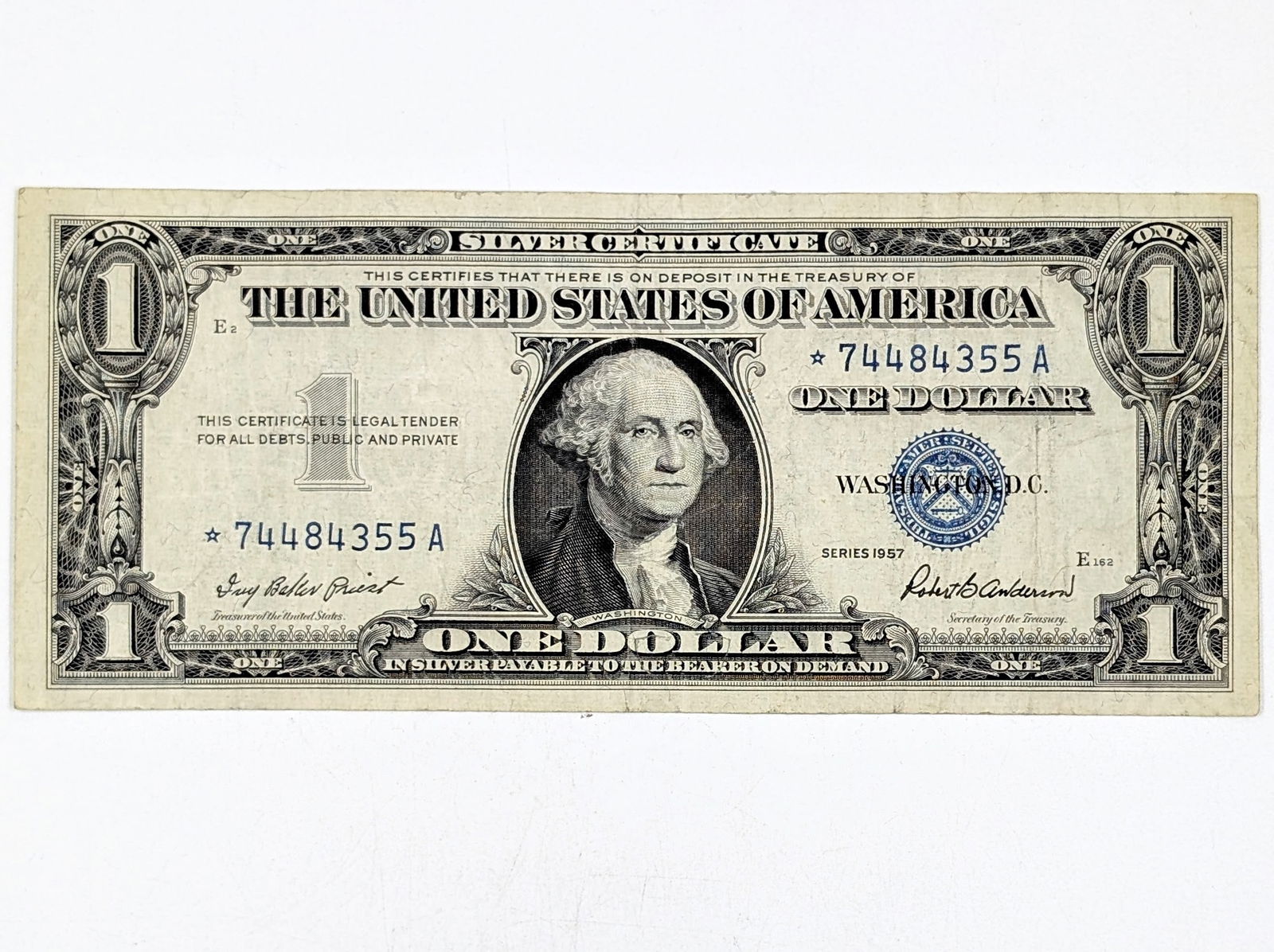 1957 $1 Note - Silver Certificate - Star Note (1 of 2)