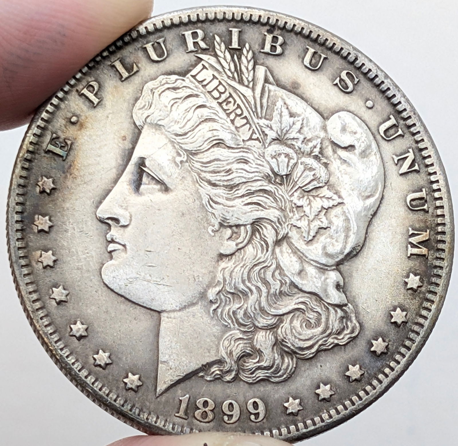 1899-O Morgan Silver Dollar - Toned: Silver