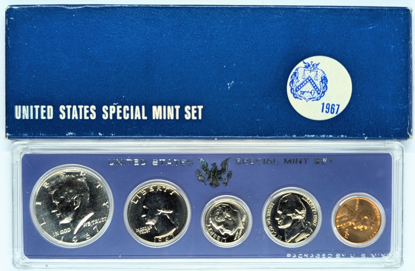 1967 US Mint Special Set w/ Silver JFK Half (1 of 2)