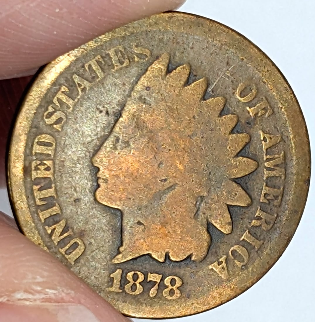 1878 Indian Head Cent - Toned (1 of 3)
